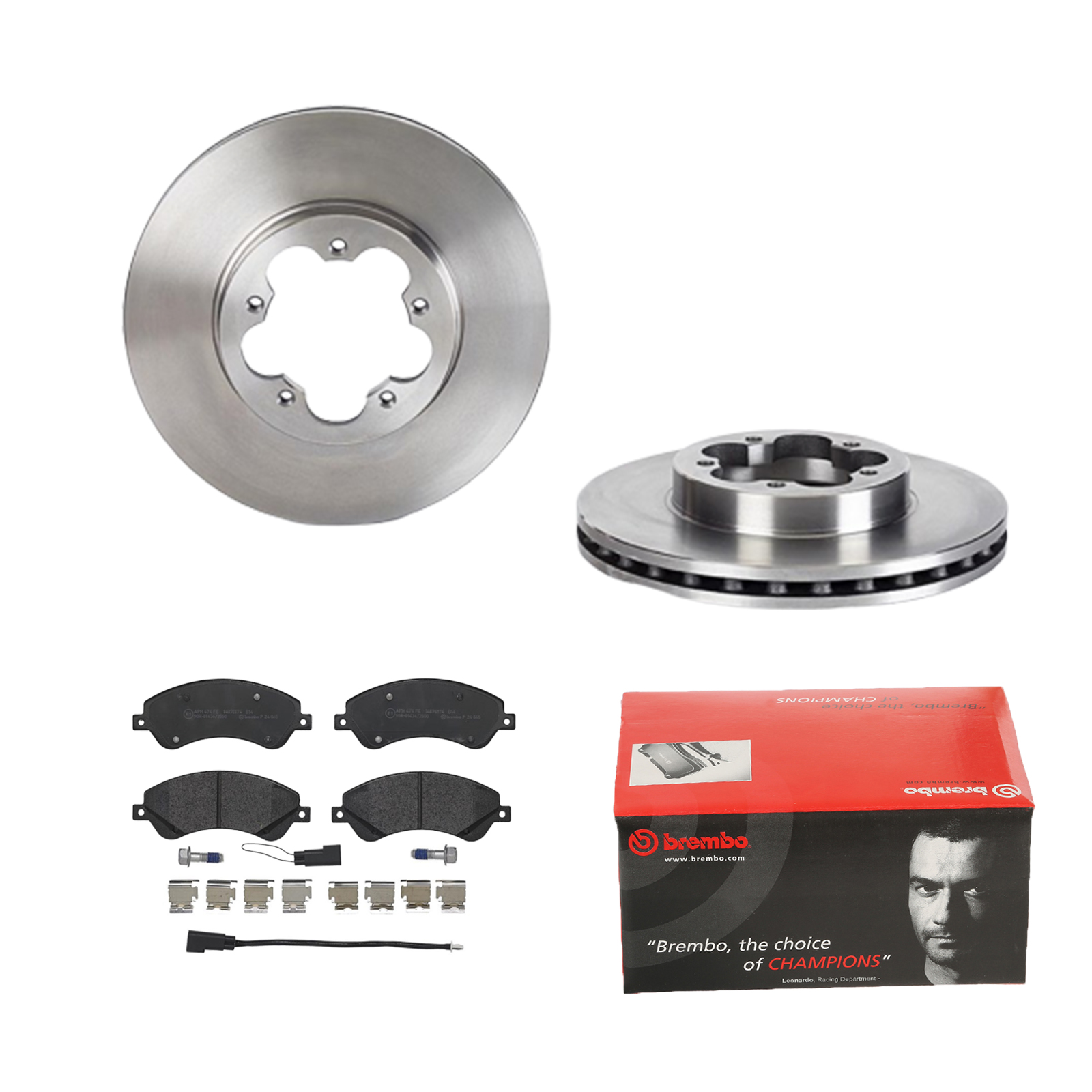 BREMBO Bremsensatz, Scheibenbremse ijdtidekn1 Vorderachse Innenbelüftet 280mm 28mm für FORD