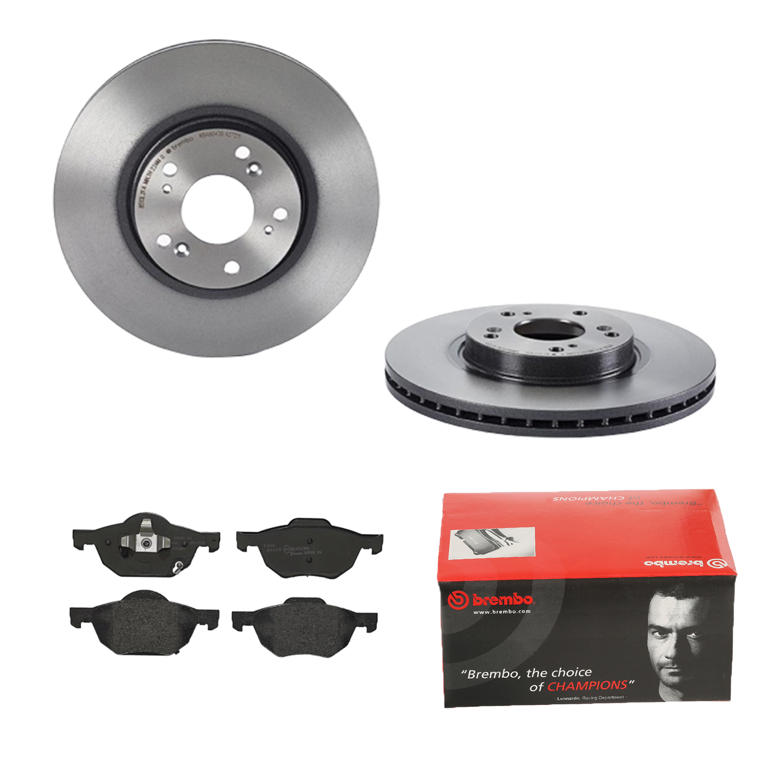 BREMBO Bremsensatz, Scheibenbremse ijdtideph9 Vorderachse Innenbelüftet 300mm 25mm für HONDA