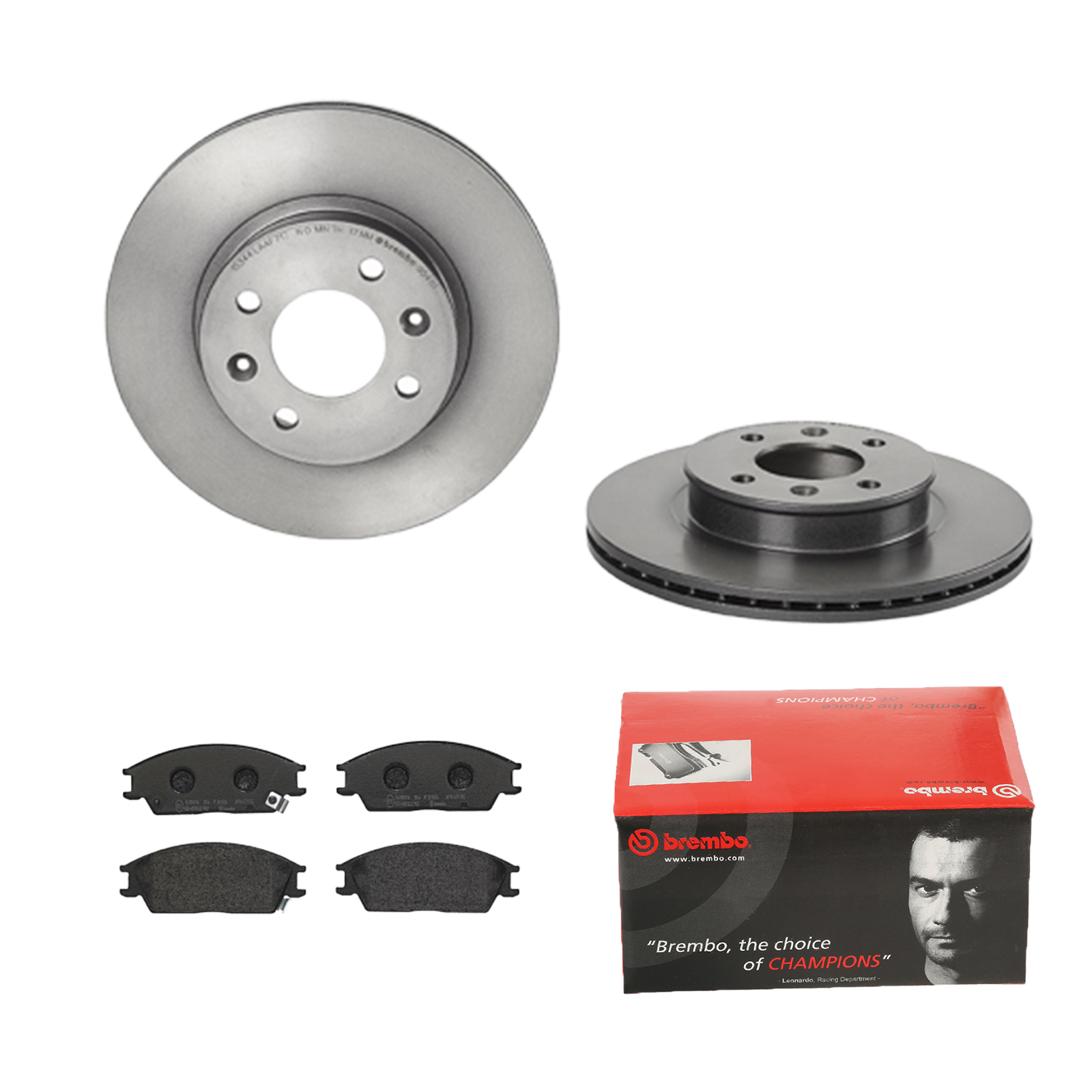 BREMBO Bremsensatz, Scheibenbremse ijdtidesn3 Vorderachse Innenbelüftet 256mm 19mm für HYUNDAI HONDA