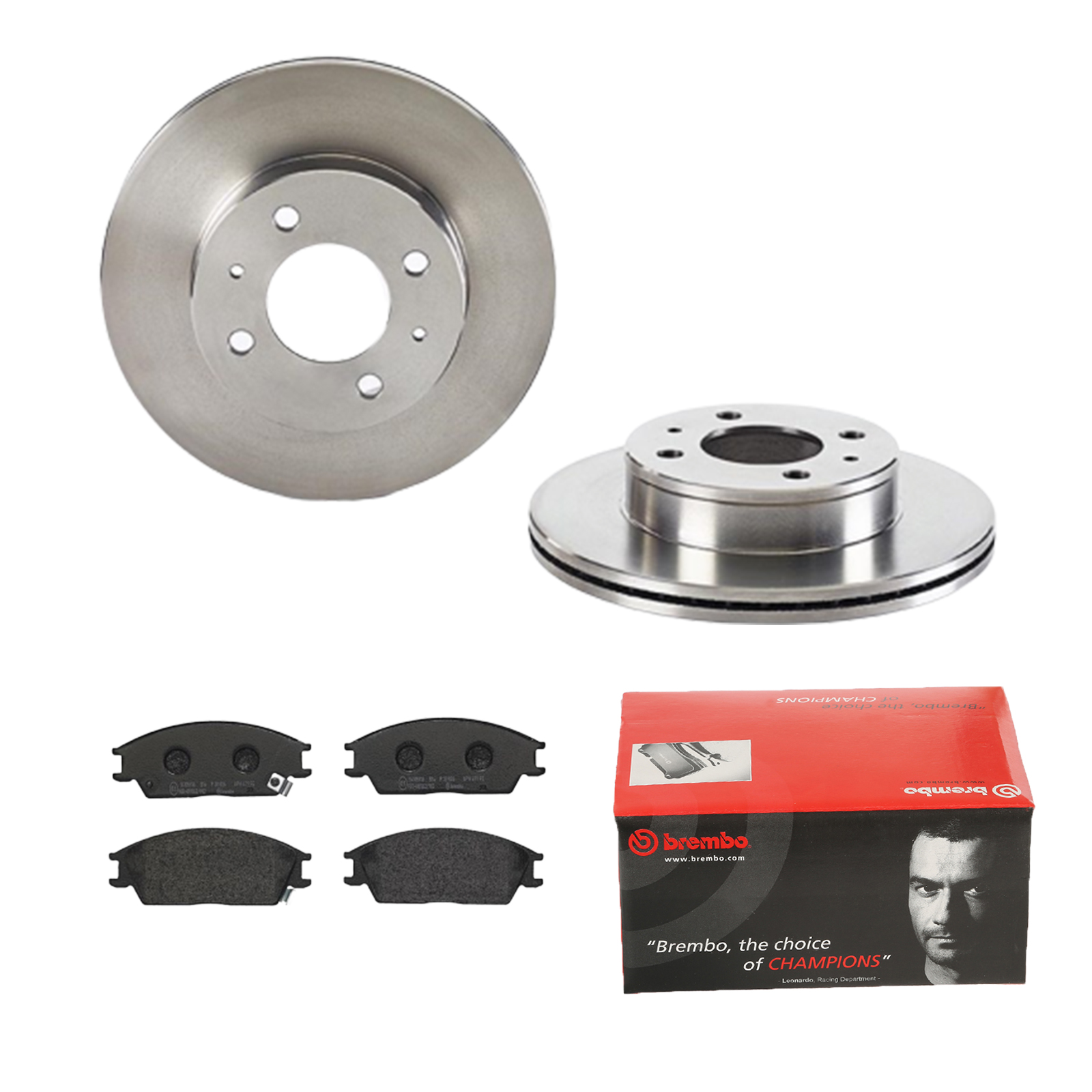 BREMBO Bremsensatz, Scheibenbremse ijdtidetn9 Vorderachse Innenbelüftet 241mm 19mm für HYUNDAI HONDA