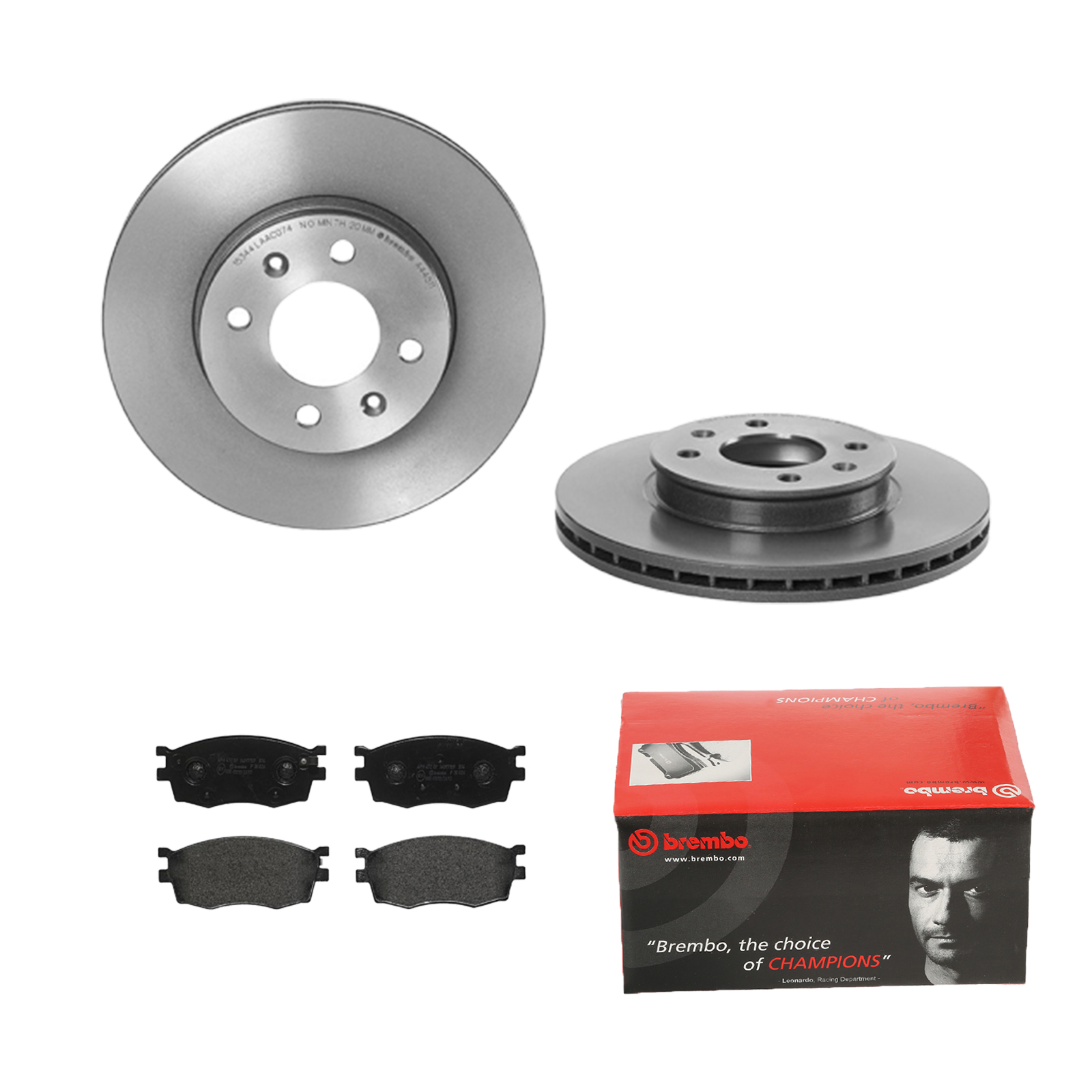 BREMBO Bremsensatz, Scheibenbremse ijdtideut1 Vorderachse Innenbelüftet 256mm 22mm für HYUNDAI JAC