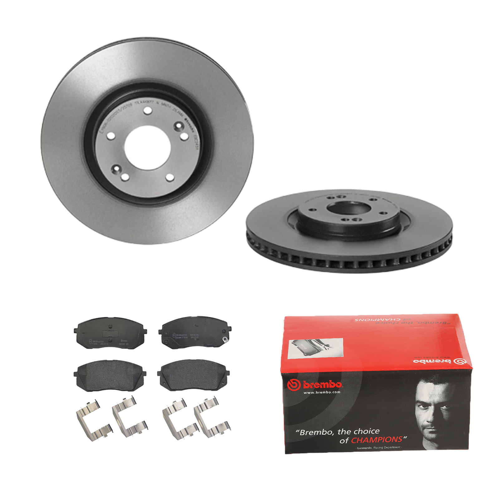 BREMBO Bremsensatz, Scheibenbremse ijdtidevh5 Vorderachse Innenbelüftet 320mm 28mm für KIA HYUNDAI HYUNDAI (BEIJING) KIA (DYK)