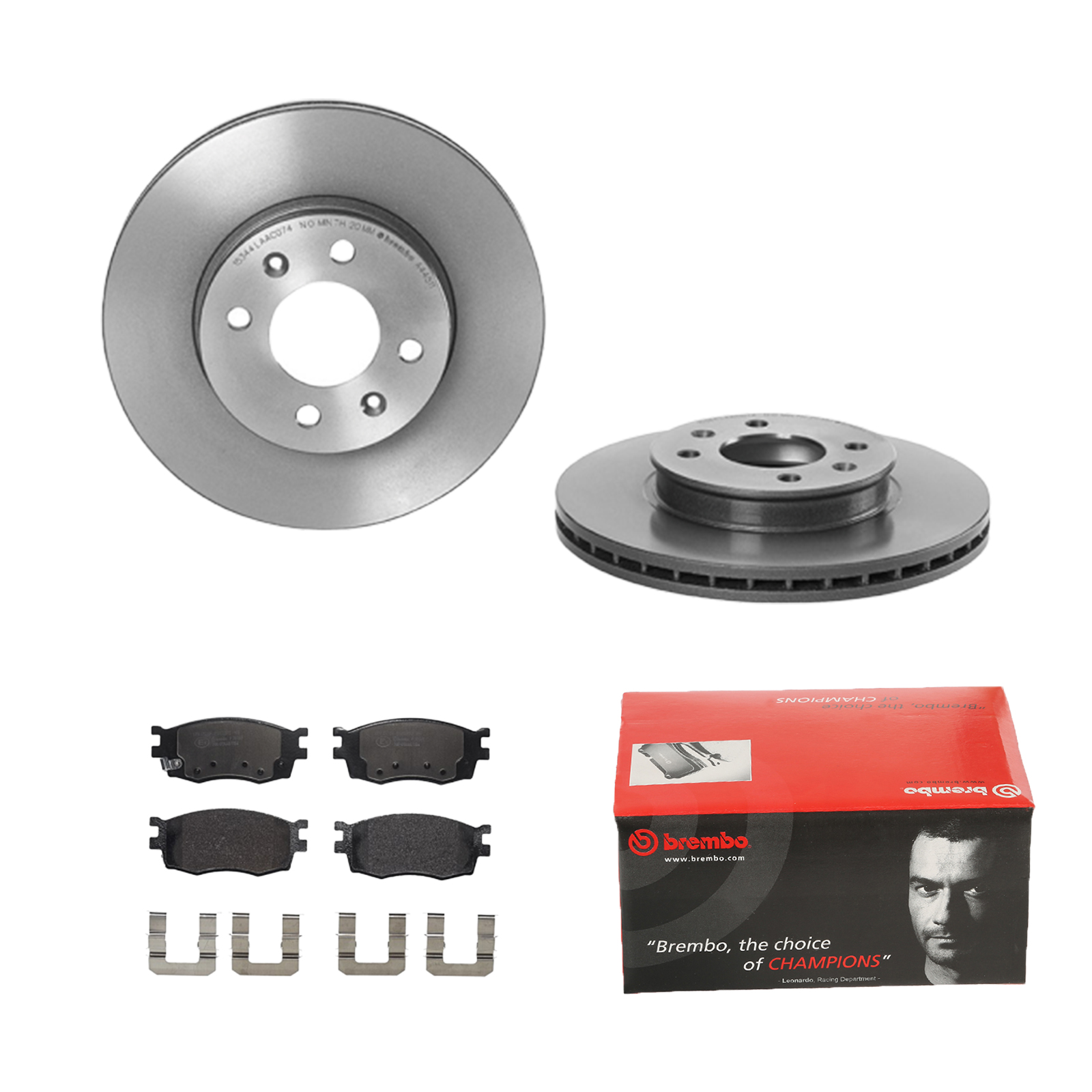 BREMBO Bremsensatz, Scheibenbremse ijdtidewb5 Vorderachse Innenbelüftet 256mm 22mm für HYUNDAI