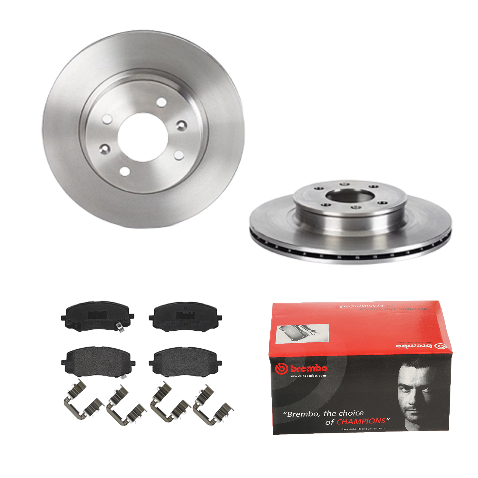 BREMBO Bremsensatz, Scheibenbremse ijdtidewh1 Vorderachse Innenbelüftet 256mm 18mm für HYUNDAI KIA