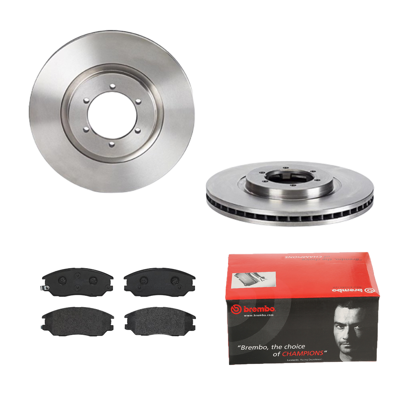 BREMBO Bremsensatz, Scheibenbremse ijdtidewz9 Vorderachse Innenbelüftet 303mm 28mm für SSANGYONG KIA HYUNDAI