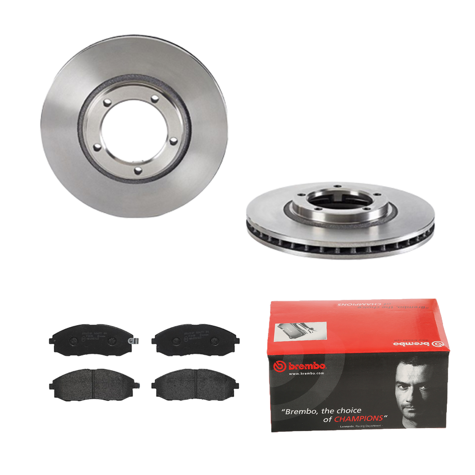 BREMBO Bremsensatz, Scheibenbremse ijdtidexj8 Vorderachse Innenbelüftet 254mm 24mm für HYUNDAI