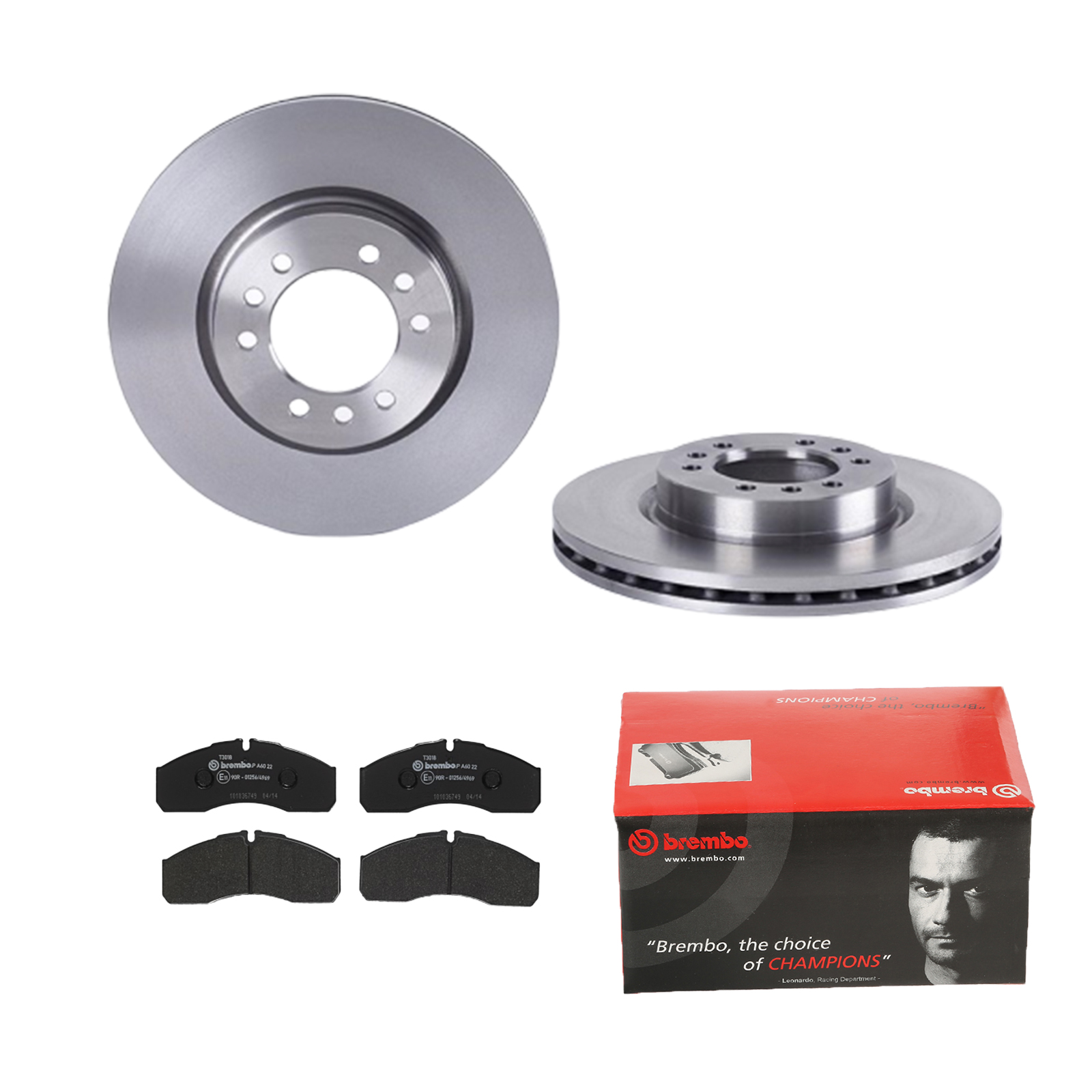 BREMBO ijdtideyp4 Vorderachse Innenbelüftet 290mm 26mm für IVECO NISSAN RENAULT TRUCKS