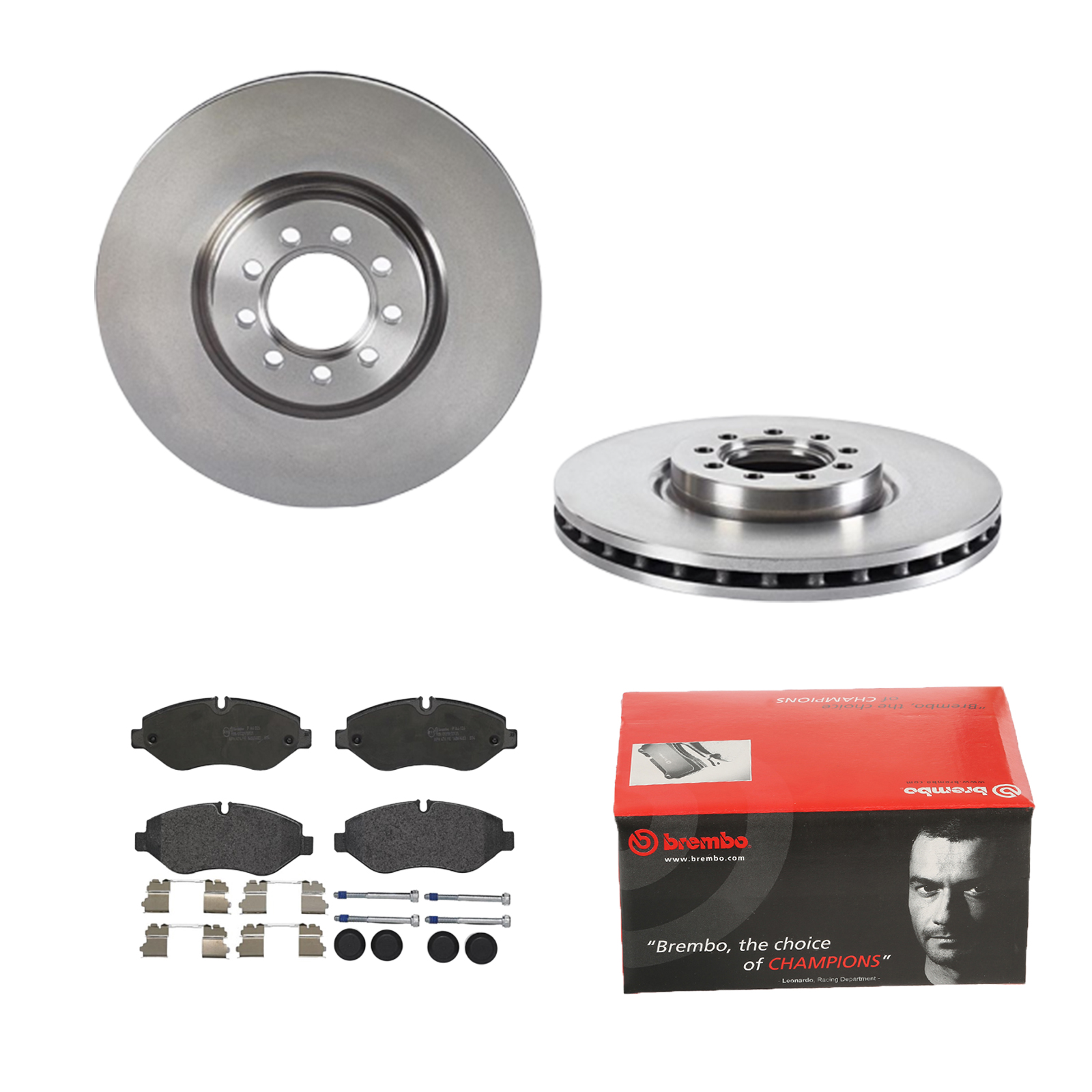 BREMBO Bremsensatz, Scheibenbremse ijdtidez16 Vorderachse Innenbelüftet 290mm 28mm für IVECO NAC IVECO (NAVECO)