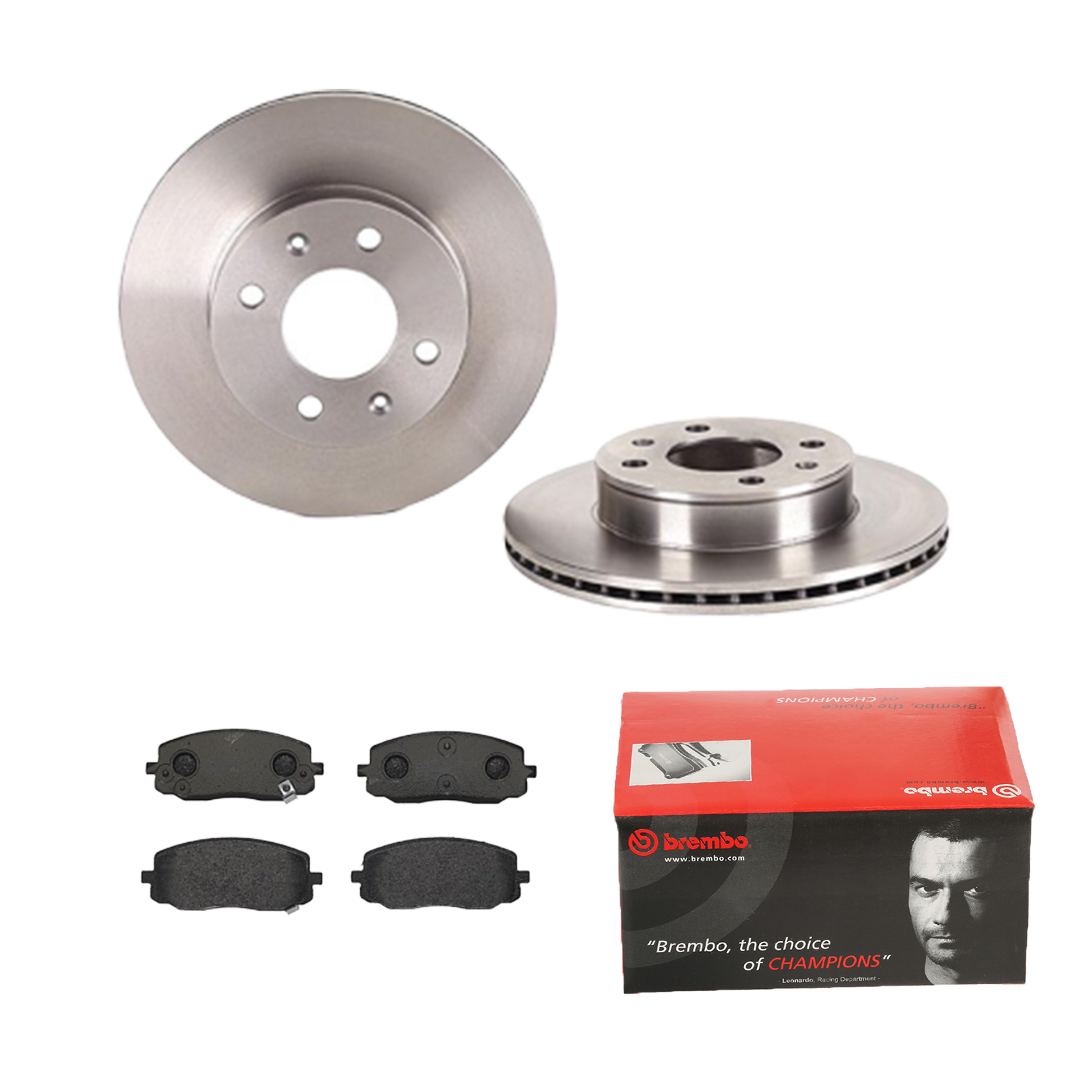 BREMBO Bremsensatz, Scheibenbremse ijdtidf214 Vorderachse Innenbelüftet 241mm 18mm für HYUNDAI KIA NAZA