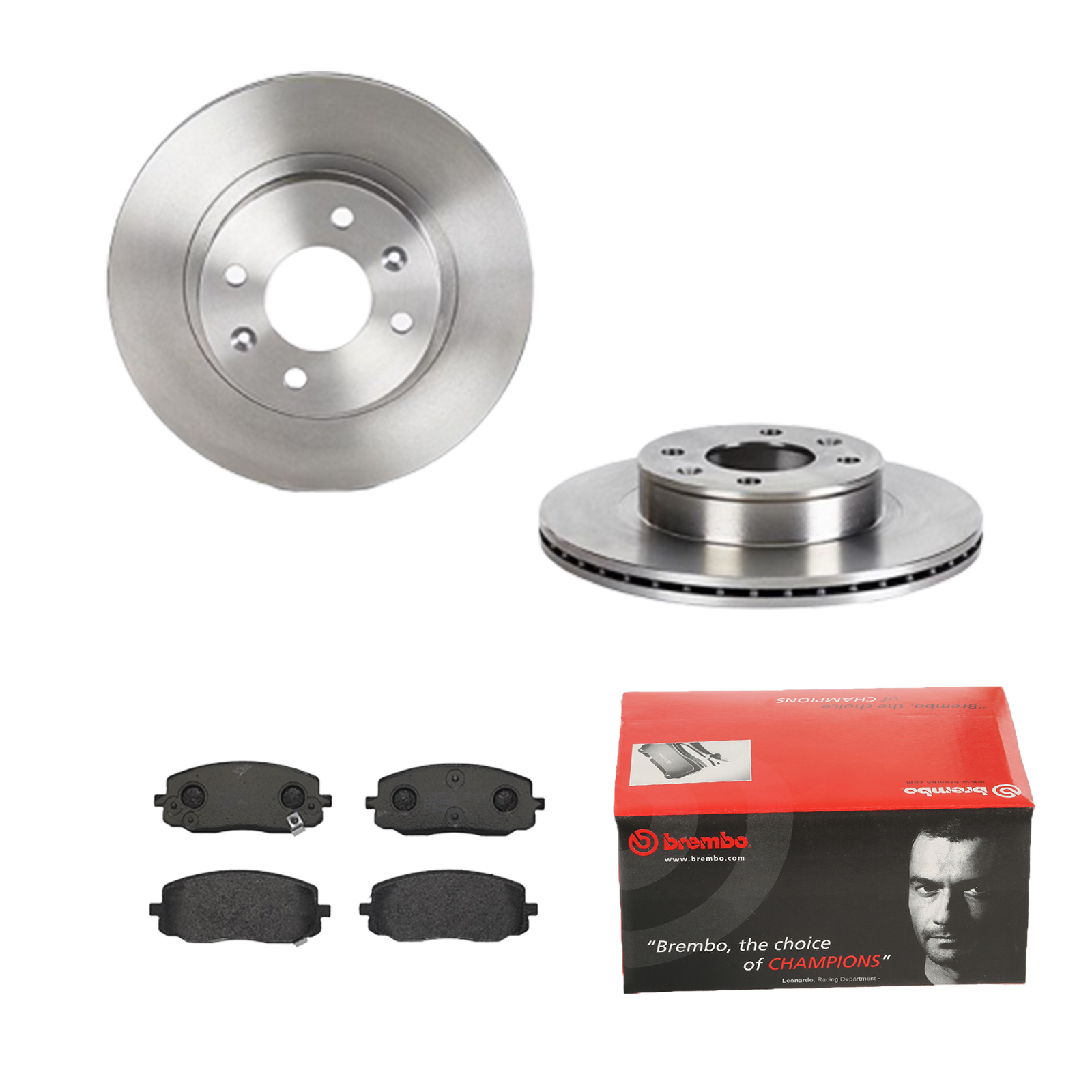 BREMBO Bremsensatz, Scheibenbremse ijdtidf270 Vorderachse Innenbelüftet 252mm 18mm für HYUNDAI KIA NAZA