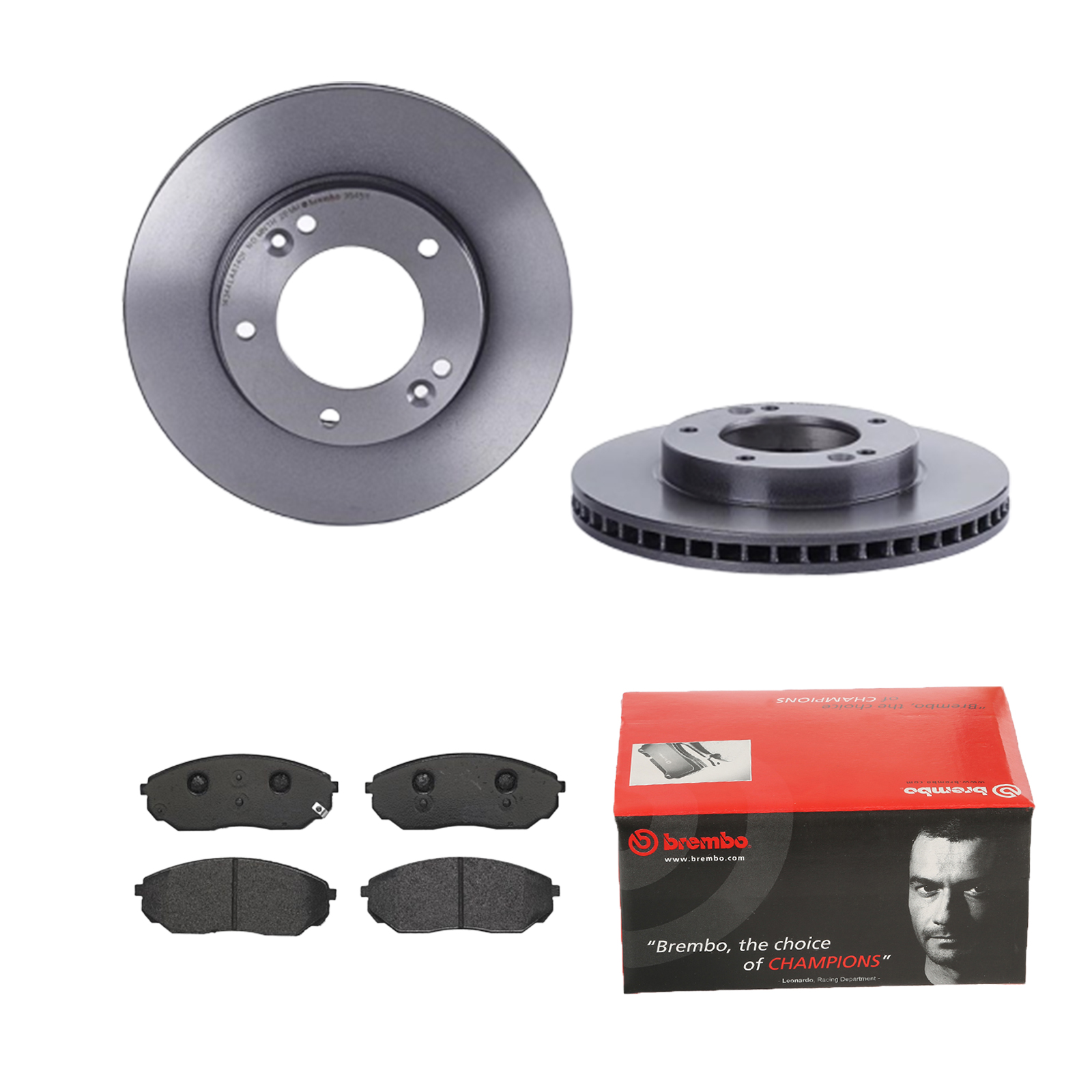 BREMBO Bremsensatz, Scheibenbremse ijdtidf310 Vorderachse Innenbelüftet 302mm 28mm für KIA