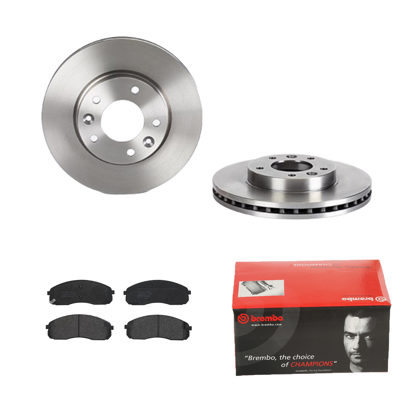 BREMBO Bremsensatz, Scheibenbremse ijdtidf472 Vorderachse Innenbelüftet 274mm 28mm für KIA