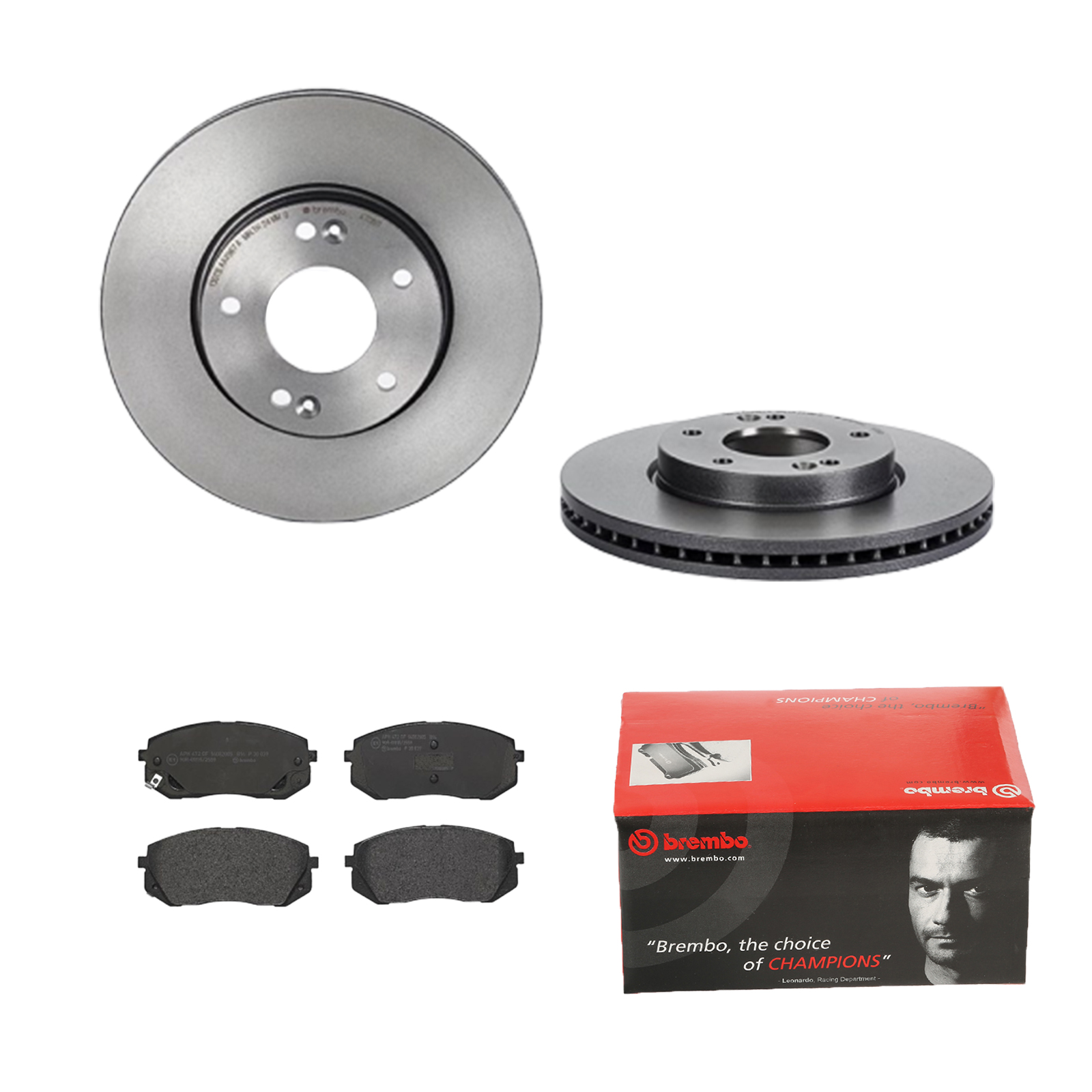 BREMBO Bremsensatz, Scheibenbremse ijdtidf4p0 Vorderachse Innenbelüftet 280mm 26mm für KIA HYUNDAI (BEIJING) HYUNDAI KIA (DYK)