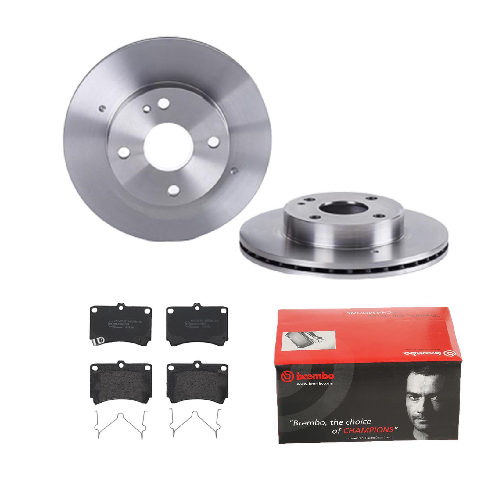 BREMBO Bremsensatz, Scheibenbremse ijdtidf8v0 Vorderachse Innenbelüftet 235mm 18mm für MAZDA MITSUBISHI KIA NISSAN FORD