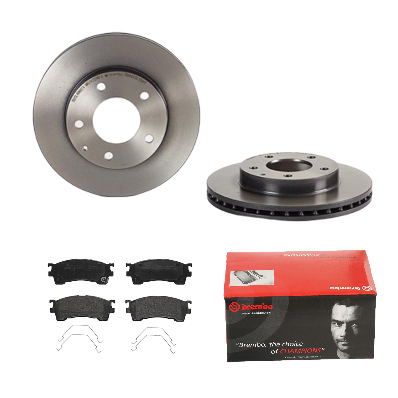 BREMBO Bremsensatz, Scheibenbremse ijdtidfa12 Vorderachse Innenbelüftet 258mm 24mm für FORD FORD USA MAZDA MITSUBISHI HAIMA (FAW) NISSAN