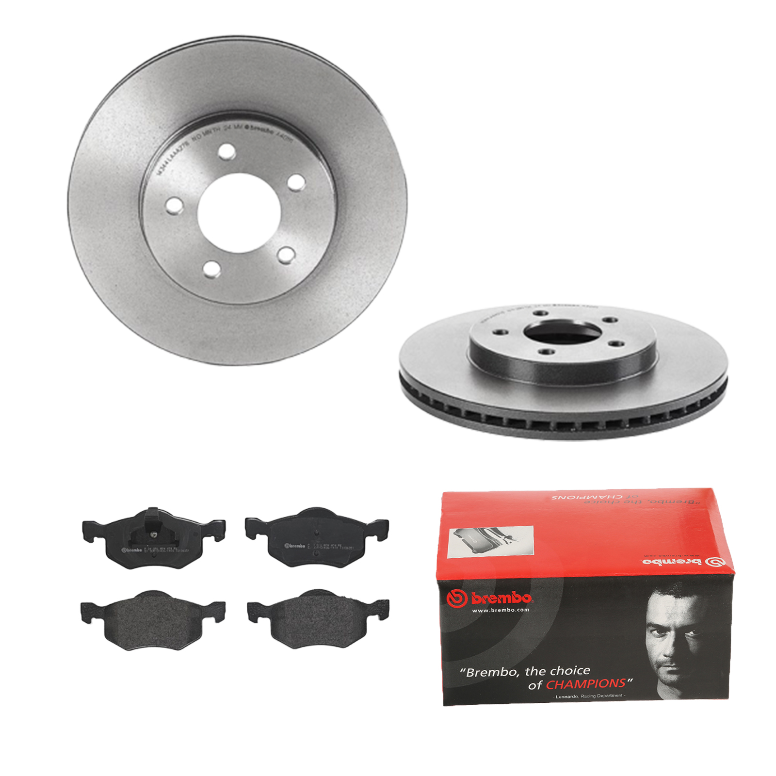 BREMBO Bremsensatz, Scheibenbremse ijdtidfcd6 Vorderachse Innenbelüftet 303mm 26mm für FORD MAZDA MERCURY FORD USA MITSUBISHI