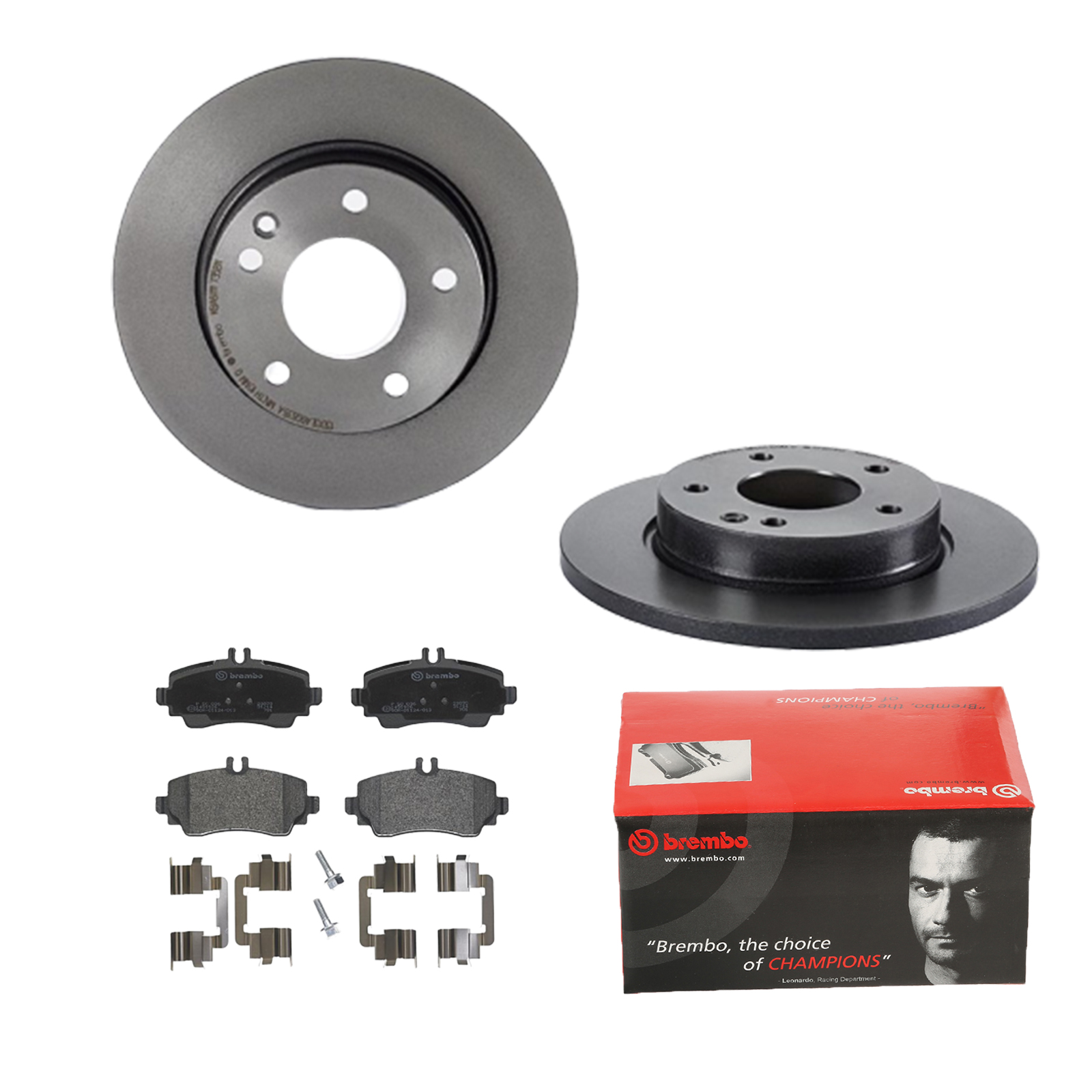 BREMBO Bremsensatz, Scheibenbremse ijdtidffv2 Vorderachse Voll 260mm 12mm für MERCEDES-BENZ