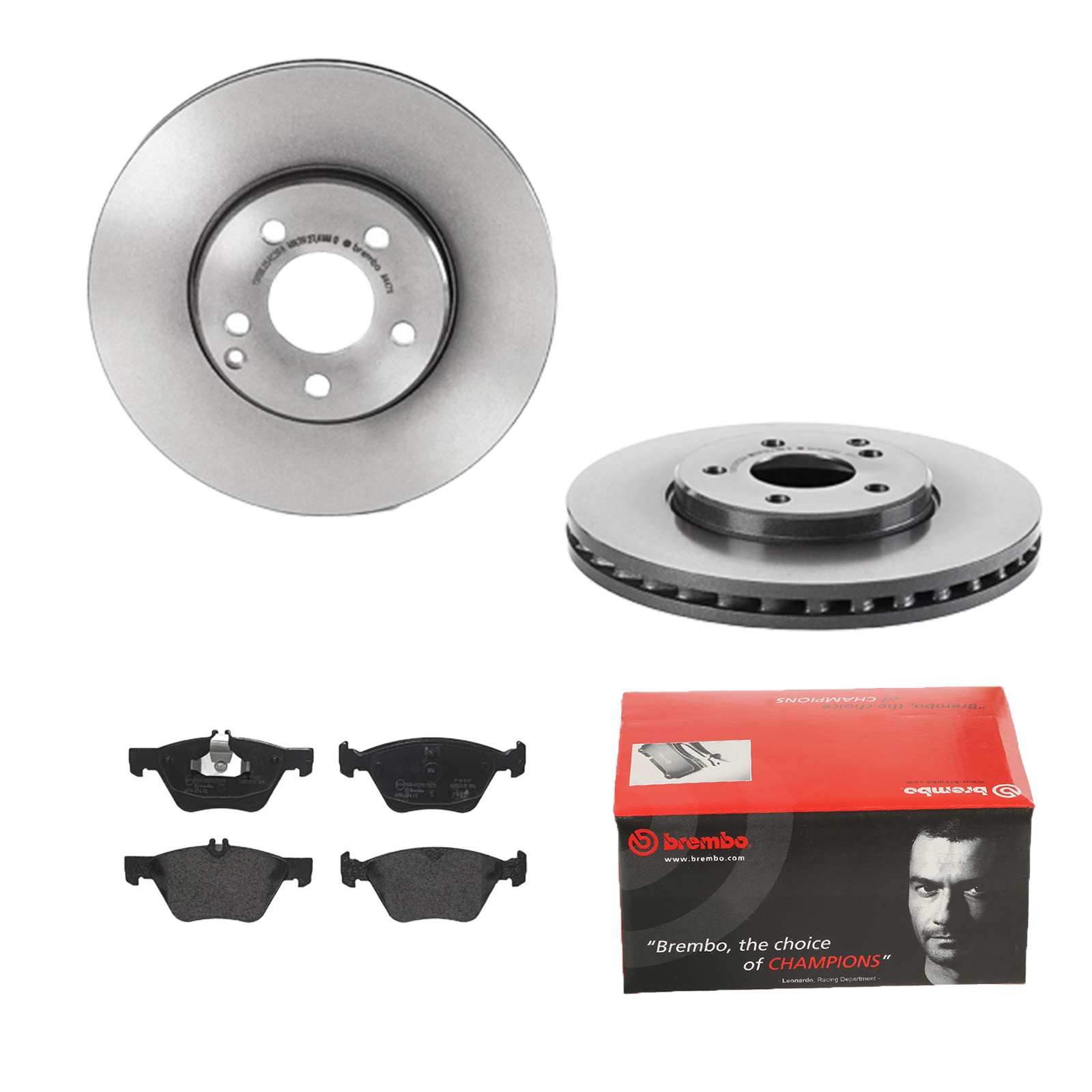 BREMBO Bremsensatz, Scheibenbremse ijdtidfgv8 Vorderachse Innenbelüftet 304mm 30mm für MERCEDES-BENZ