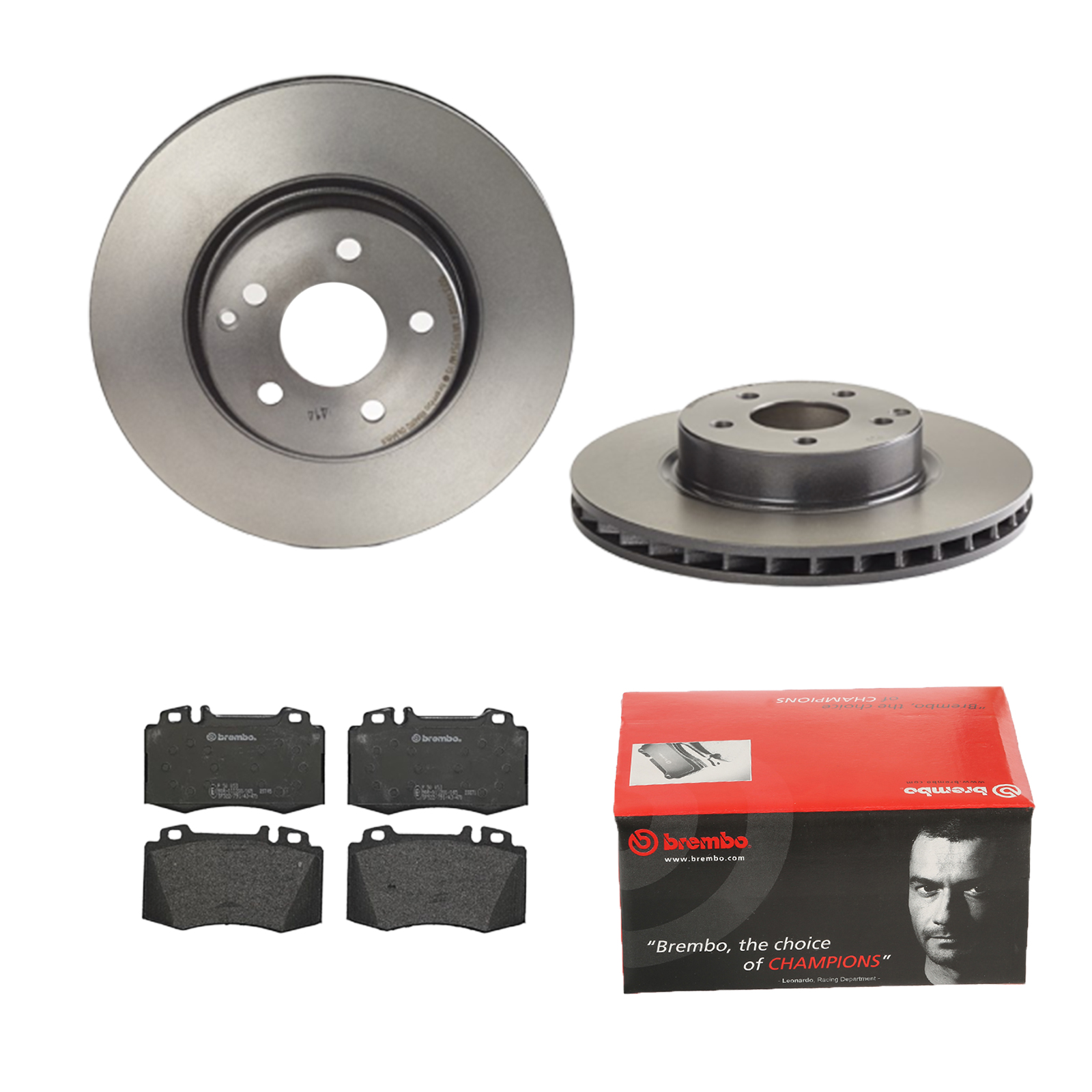 BREMBO Bremsensatz, Scheibenbremse ijdtidfh14 Vorderachse Innenbelüftet 312mm 28mm für MERCEDES-BENZ