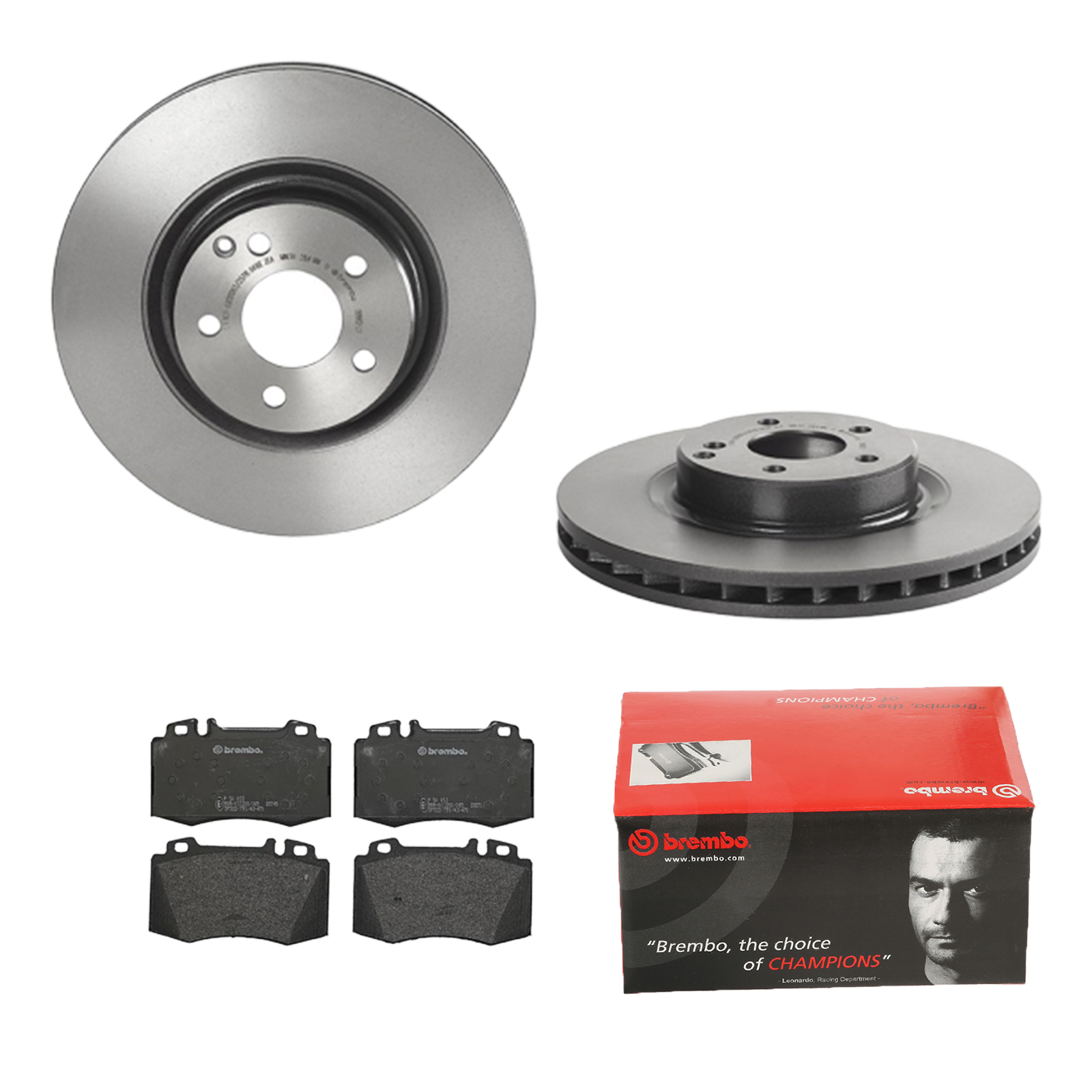 BREMBO Bremsensatz, Scheibenbremse ijdtidfh70 Vorderachse Innenbelüftet 330mm 32mm für MERCEDES-BENZ