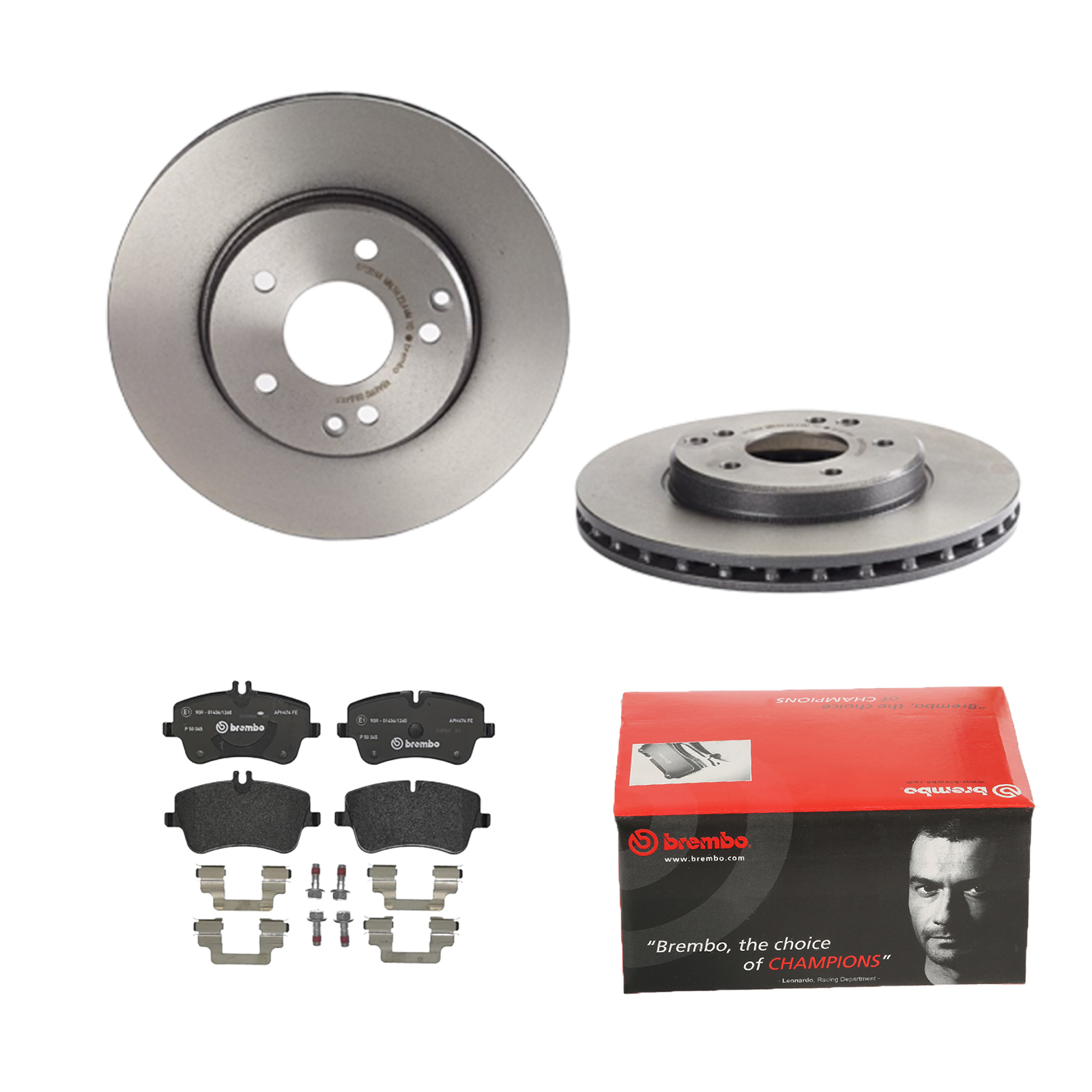 BREMBO Bremsensatz, Scheibenbremse ijdtidfhd6 Vorderachse Innenbelüftet 288mm 25mm für MERCEDES-BENZ