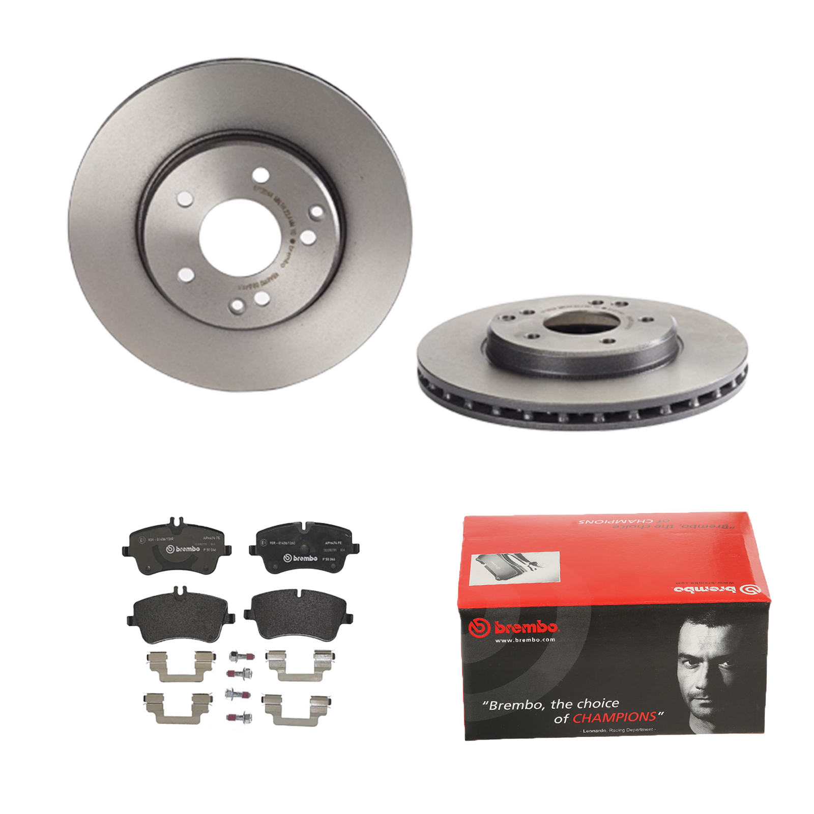 BREMBO Bremsensatz, Scheibenbremse ijdtidfi76 Vorderachse Innenbelüftet 288mm 25mm für MERCEDES-BENZ