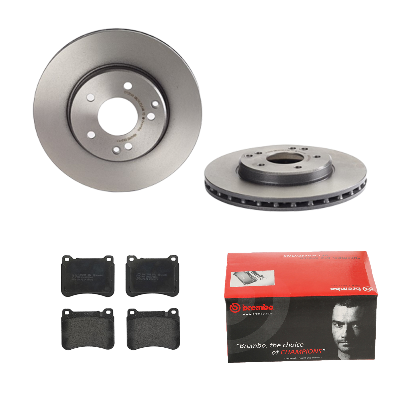 BREMBO Bremsensatz, Scheibenbremse ijdtidfid2 Vorderachse Innenbelüftet 288mm 25mm für MERCEDES-BENZ