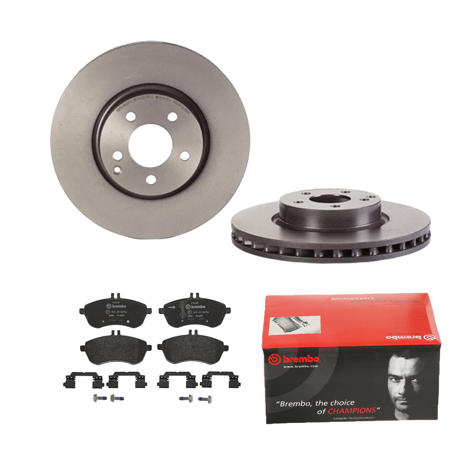 BREMBO Bremsensatz, Scheibenbremse ijdtidfip4 Vorderachse Innenbelüftet 322mm 32mm für MERCEDES-BENZ