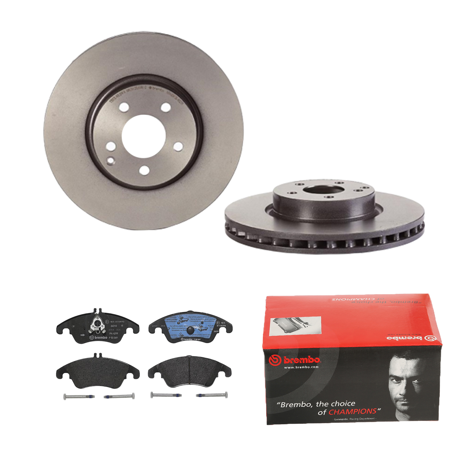 BREMBO Bremsensatz, Scheibenbremse ijdtidfj16 Vorderachse Innenbelüftet 322mm 32mm für MERCEDES-BENZ