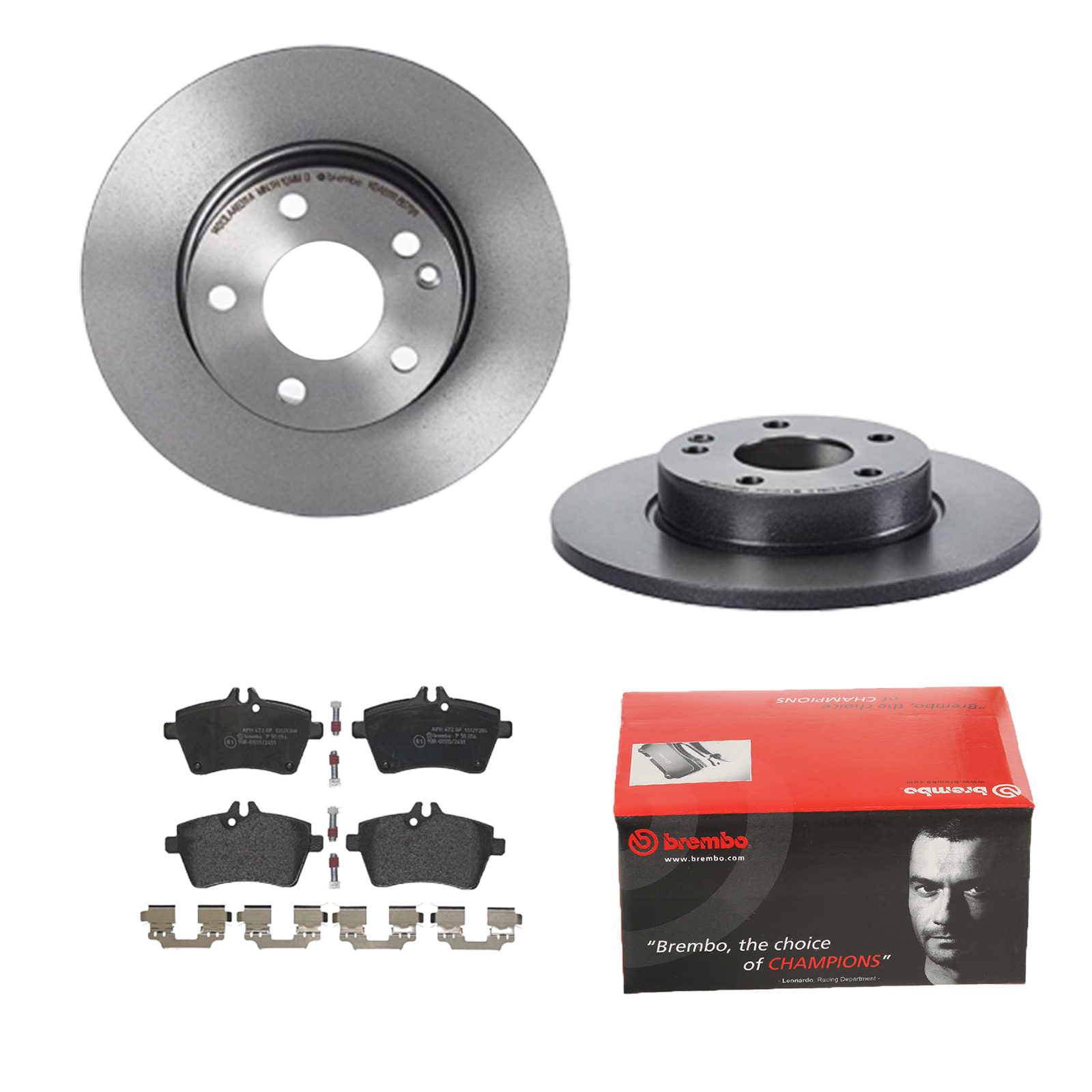 BREMBO Bremsensatz, Scheibenbremse ijdtidfj72 Vorderachse Voll 276mm 12mm für MERCEDES-BENZ