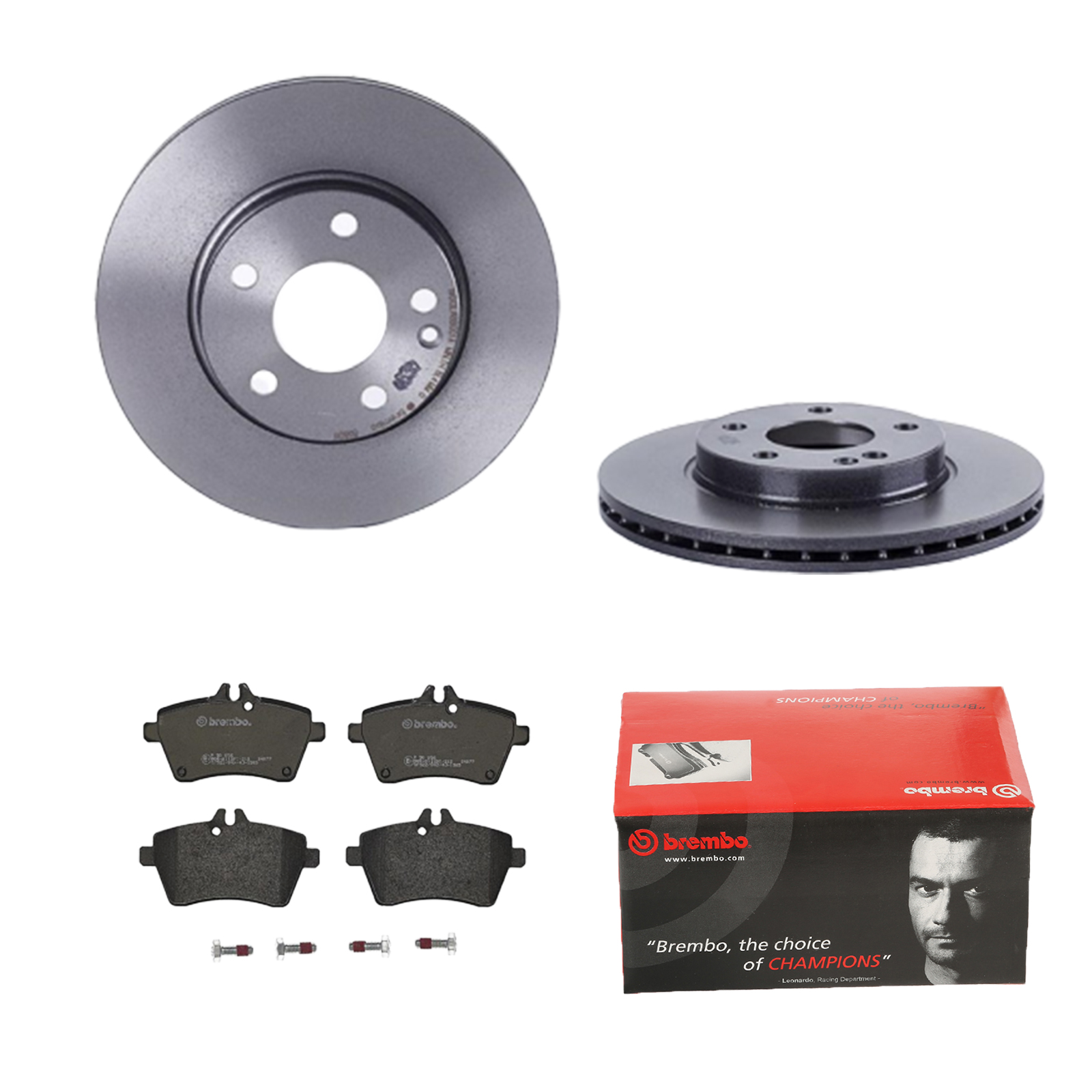 BREMBO Bremsensatz, Scheibenbremse ijdtidfjd8 Vorderachse Innenbelüftet 276mm 22mm für MERCEDES-BENZ