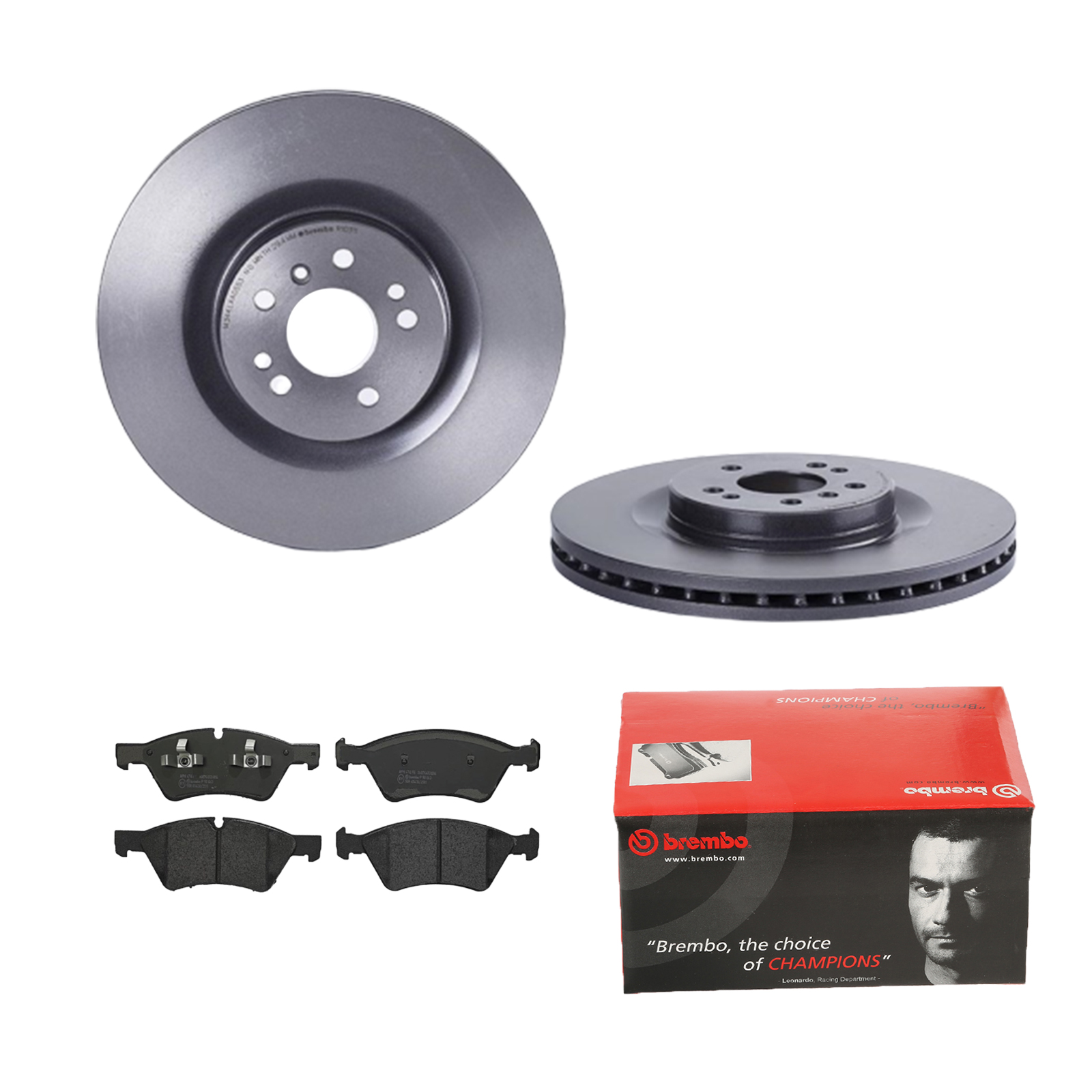 BREMBO Bremsensatz, Scheibenbremse ijdtidfjv6 Vorderachse Innenbelüftet 350mm 32mm für MERCEDES-BENZ