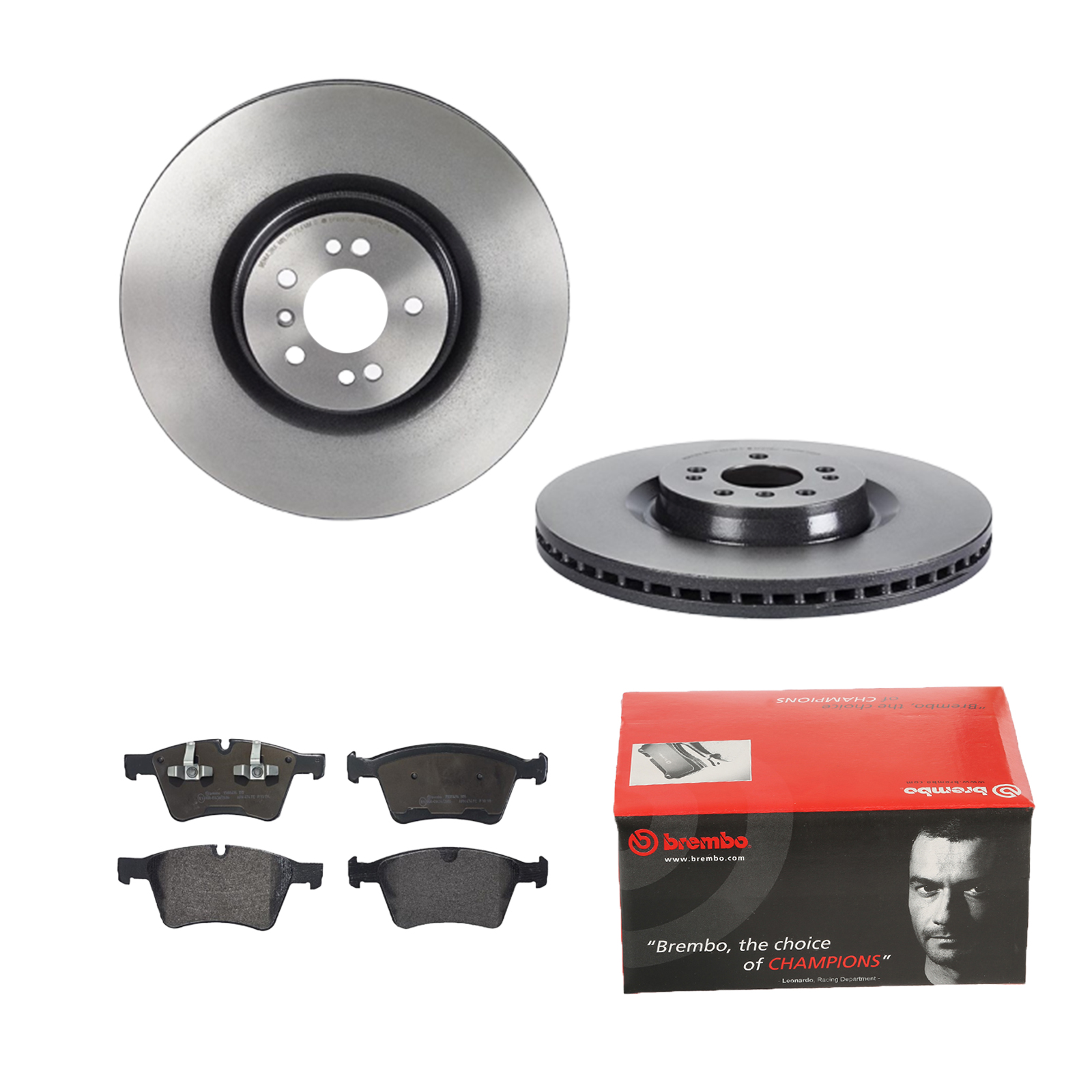 BREMBO Bremsensatz, Scheibenbremse ijdtidfk12 Vorderachse Innenbelüftet 375mm 32mm für MERCEDES-BENZ