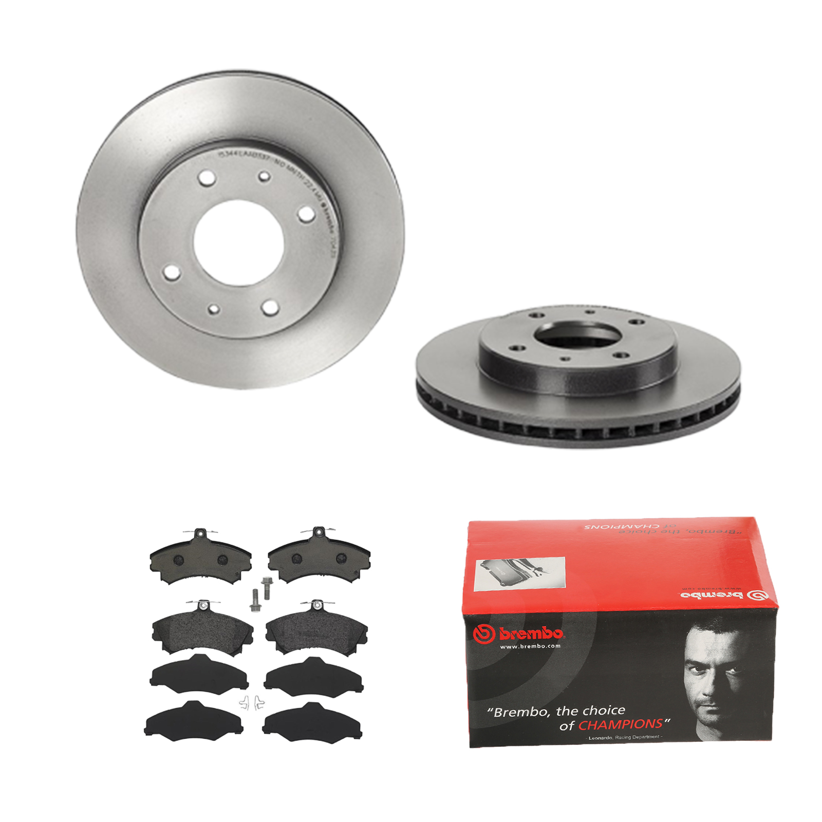BREMBO Bremsensatz, Scheibenbremse ijdtidfqp2 Vorderachse Innenbelüftet 256mm 24mm für VOLVO MITSUBISHI PROTON