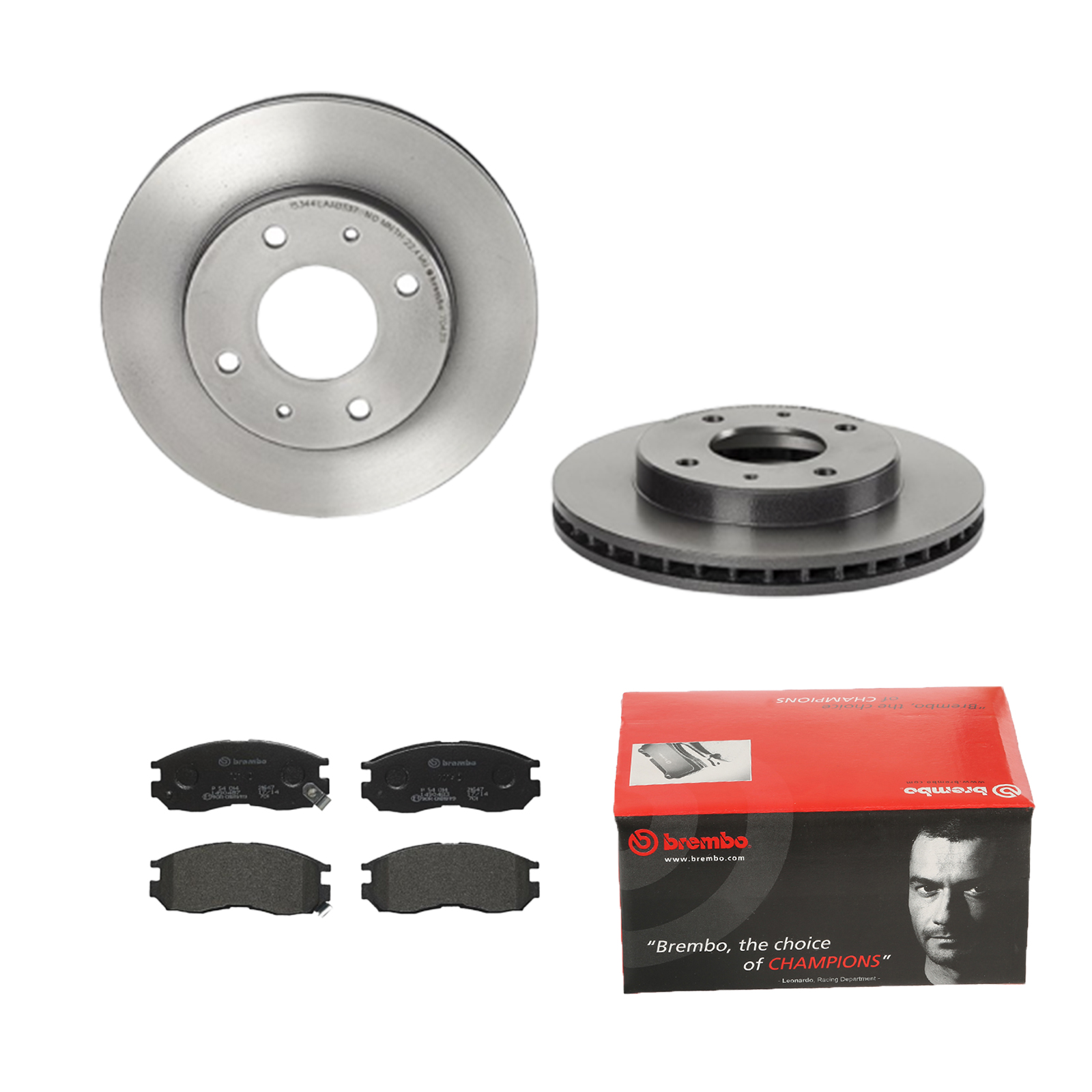 BREMBO Bremsensatz, Scheibenbremse ijdtidfrd6 Vorderachse Innenbelüftet 256mm 24mm für MITSUBISHI HYUNDAI NISSAN PROTON CHRYSLER