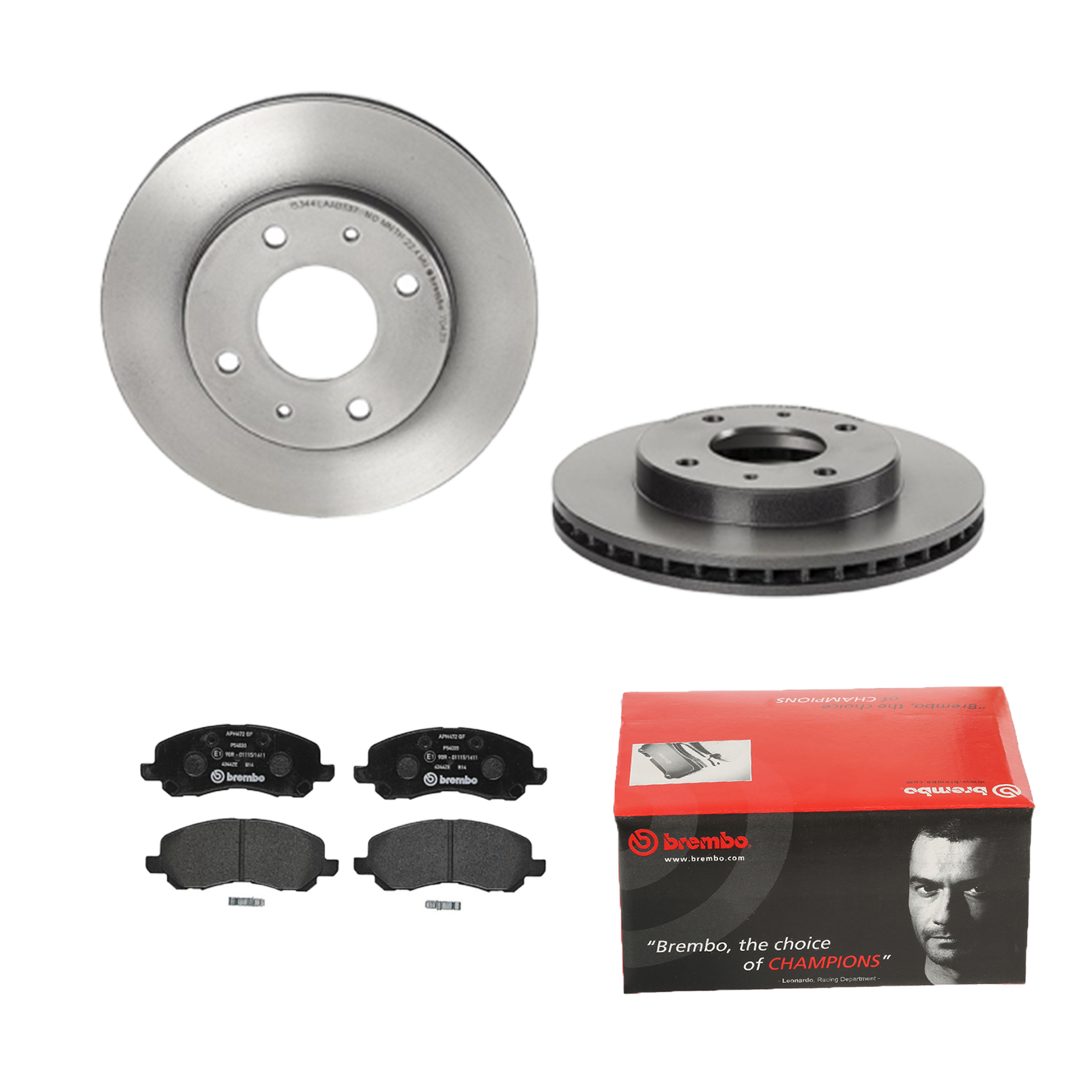 BREMBO Bremsensatz, Scheibenbremse ijdtidfrj2 Vorderachse Innenbelüftet 256mm 24mm für CHRYSLER BAIC WEIWANG MITSUBISHI PEUGEOT CITROËN DODGE PROTON J