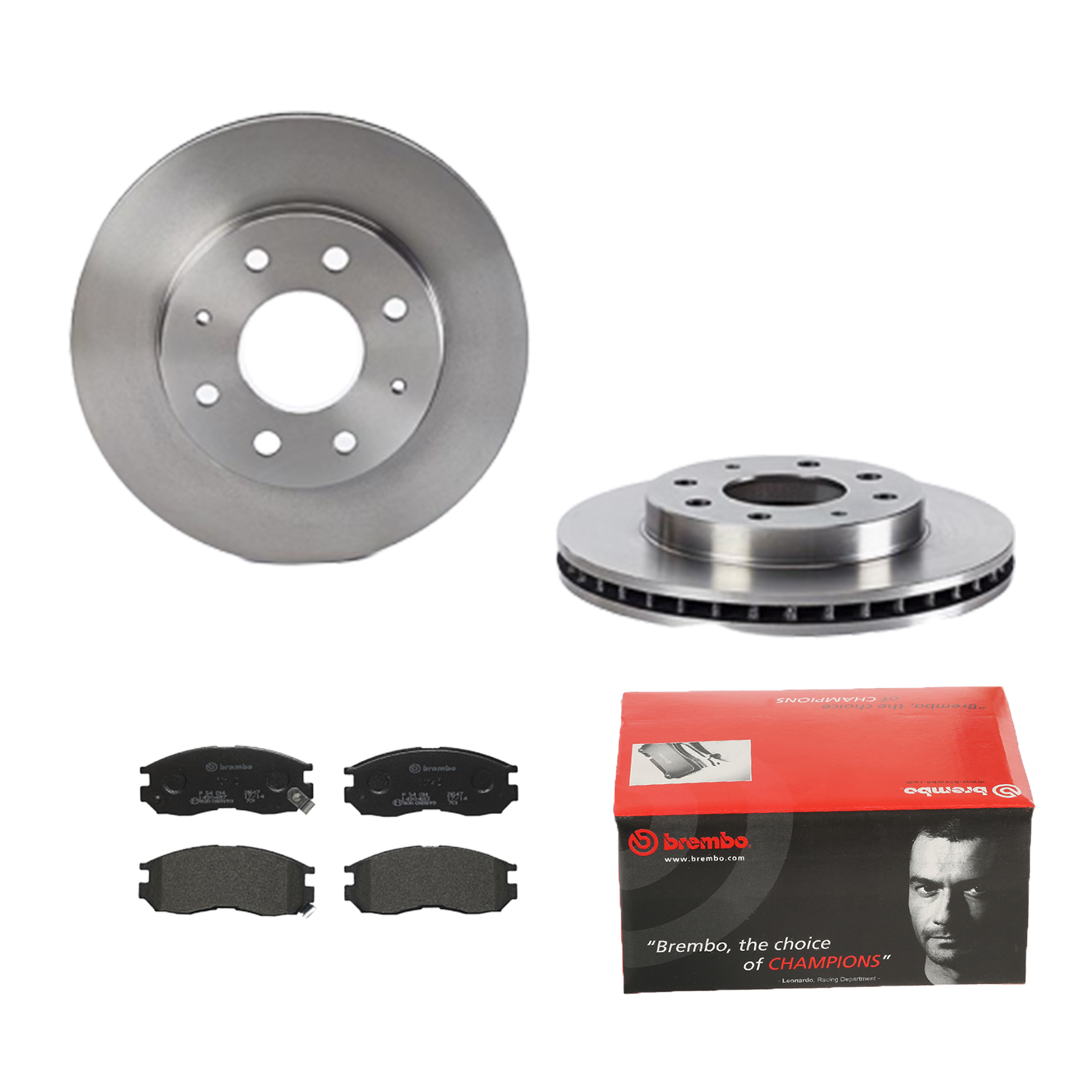 BREMBO Bremsensatz, Scheibenbremse ijdtidfsd2 Vorderachse Innenbelüftet 256mm 24mm für MITSUBISHI NISSAN PROTON CHRYSLER HYUNDAI