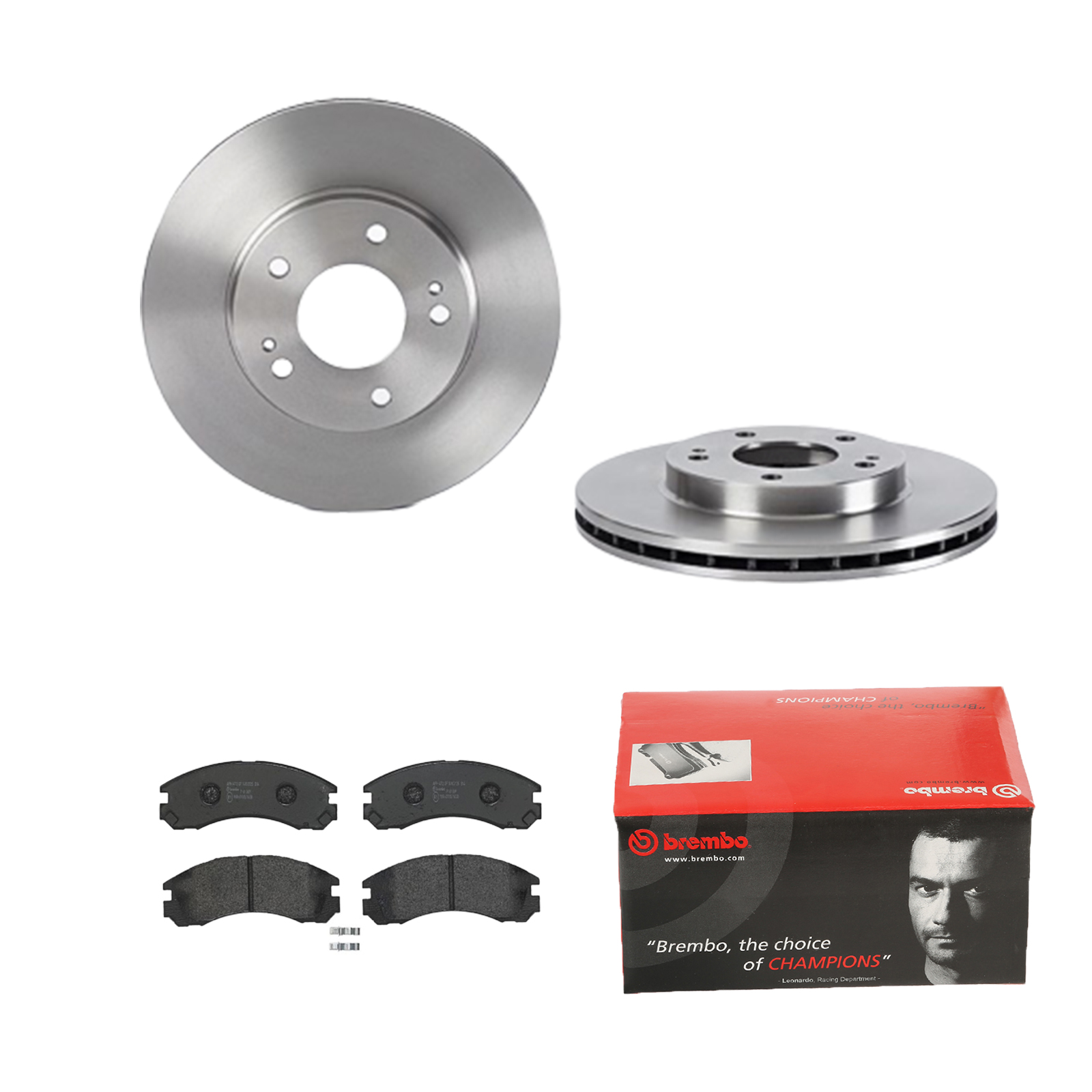 BREMBO Bremsensatz, Scheibenbremse ijdtidfsp4 Vorderachse Innenbelüftet 276mm 24mm für CITROËN PEUGEOT MITSUBISHI
