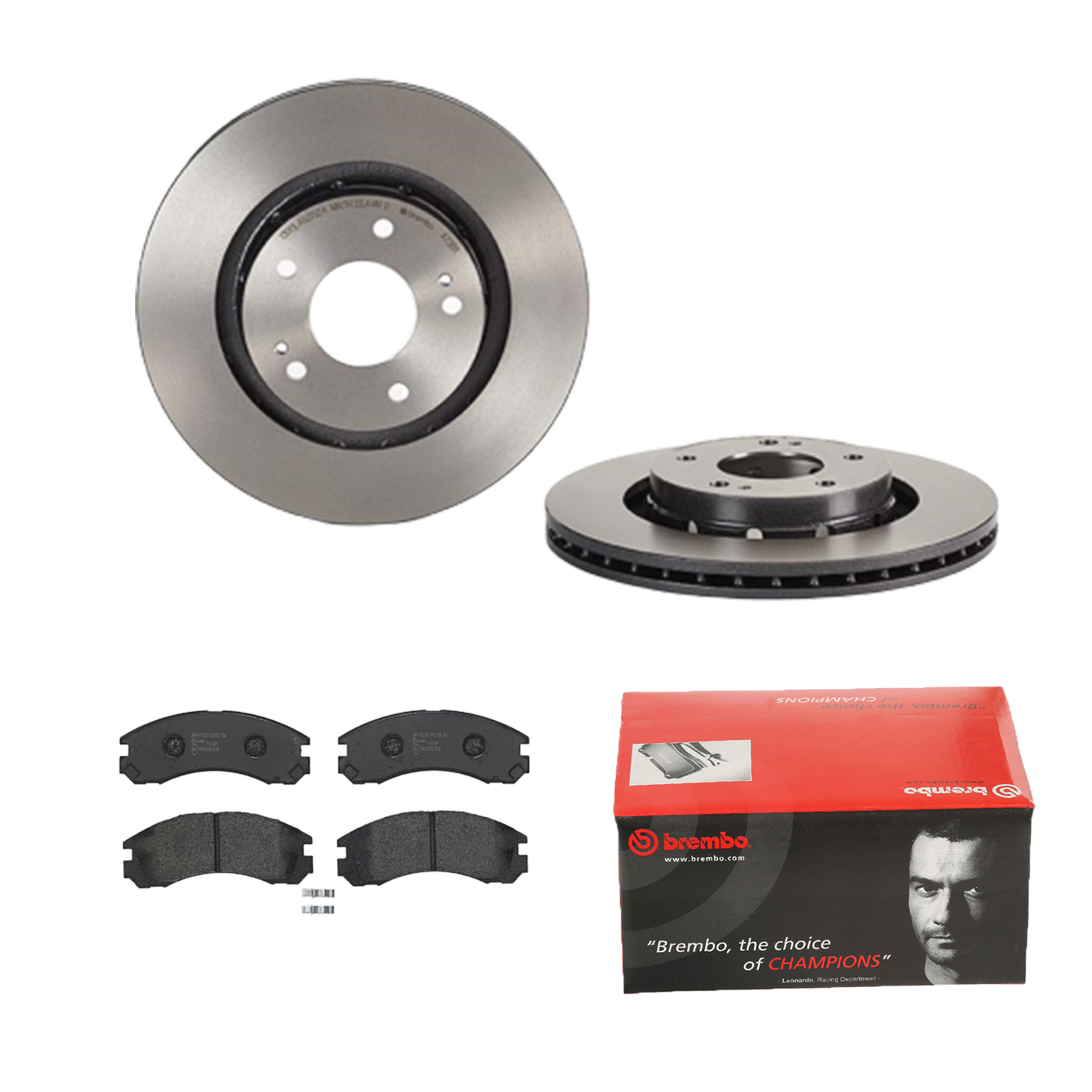 BREMBO Bremsensatz, Scheibenbremse ijdtidft16 Vorderachse Innenbelüftet 294mm 24mm für PEUGEOT CITROËN MITSUBISHI