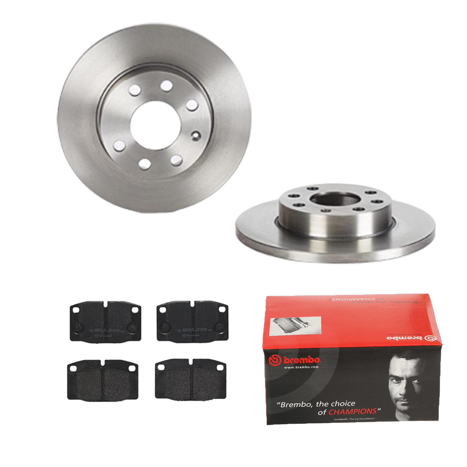 BREMBO Bremsensatz, Scheibenbremse ijdtidftp0 Vorderachse Voll 236mm 12mm für OPEL VAUXHALL