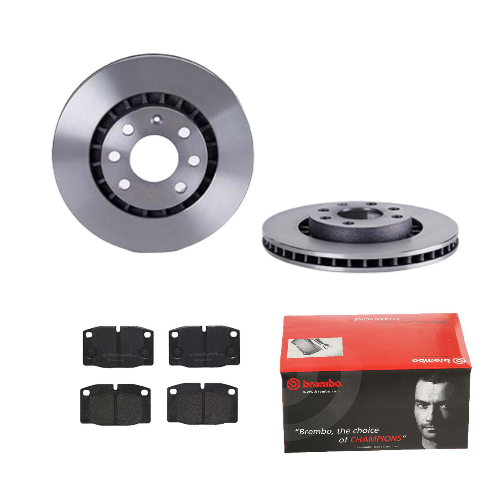BREMBO Bremsensatz, Scheibenbremse ijdtidfu12 Vorderachse Innenbelüftet 256mm 24mm für OPEL PONTIAC VAUXHALL