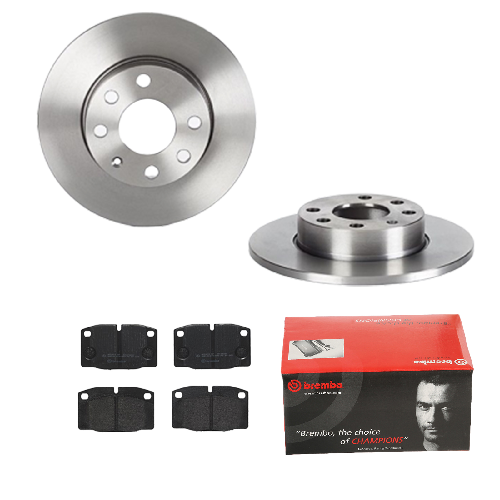 BREMBO Bremsensatz, Scheibenbremse ijdtidfu78 Vorderachse Voll 236mm 10mm für OPEL VAUXHALL BEDFORD