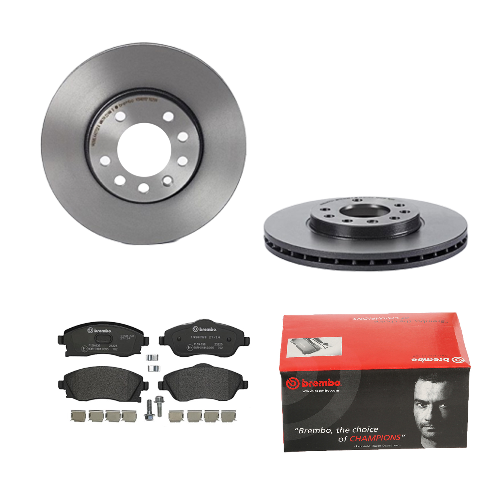 BREMBO Bremsensatz, Scheibenbremse ijdtidfx76 Vorderachse Innenbelüftet 280mm 25mm für OPEL VAUXHALL GENERAL MOTORS