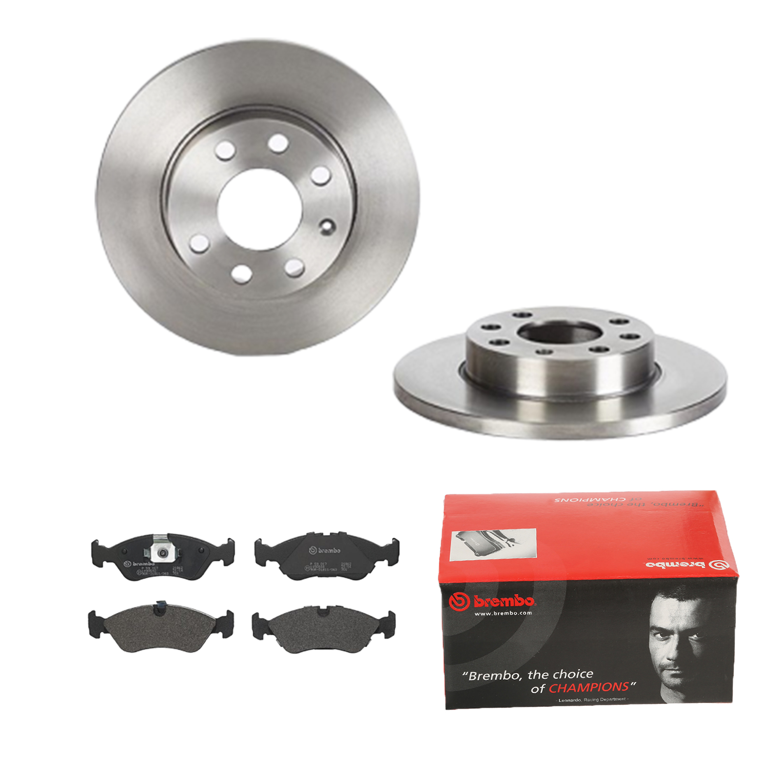 BREMBO Bremsensatz, Scheibenbremse ijdtidfz78 Vorderachse Voll 236mm 12mm für OPEL DAEWOO CHEVROLET VAUXHALL