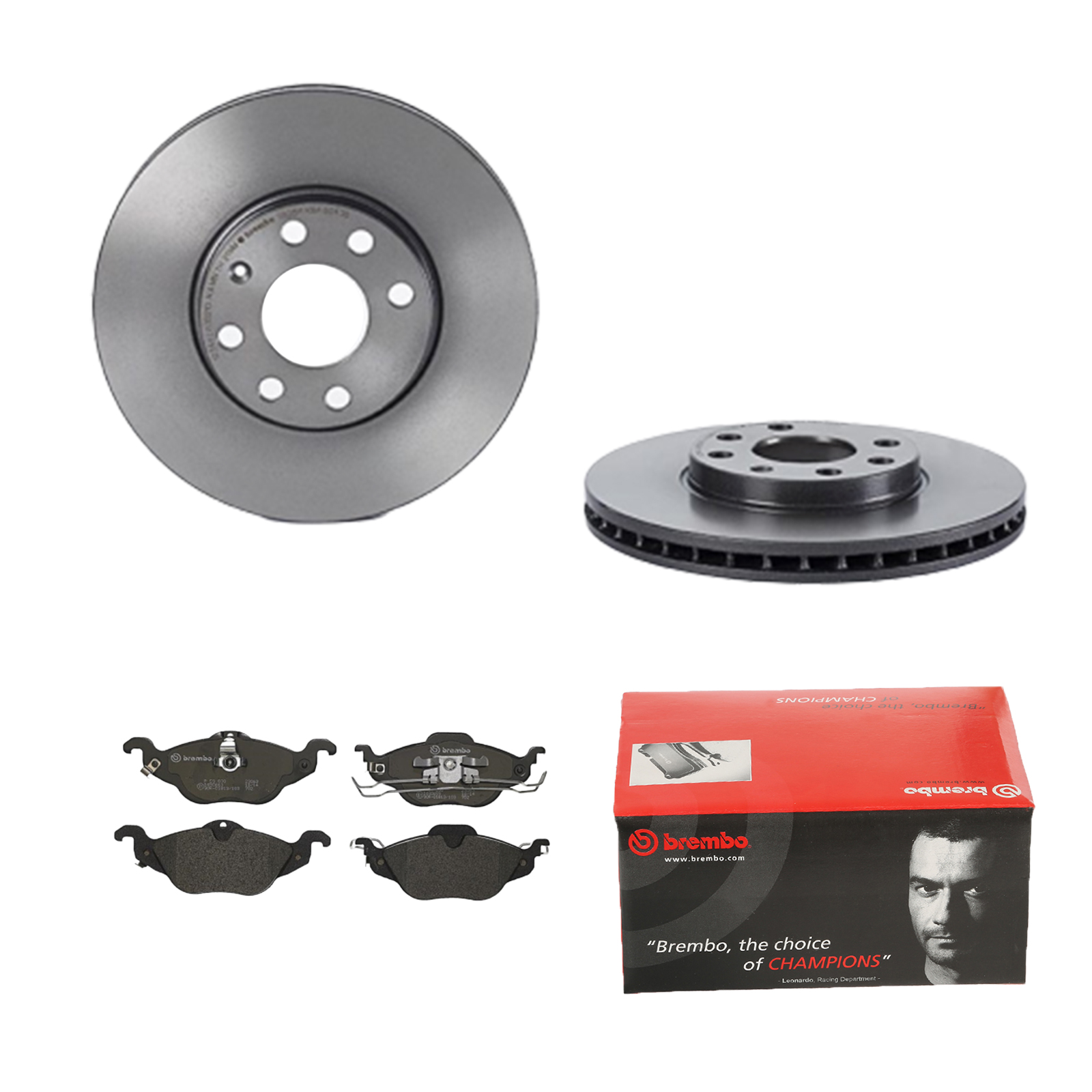 BREMBO Bremsensatz, Scheibenbremse ijdtidg074 Vorderachse Innenbelüftet 256mm 24mm für OPEL VAUXHALL