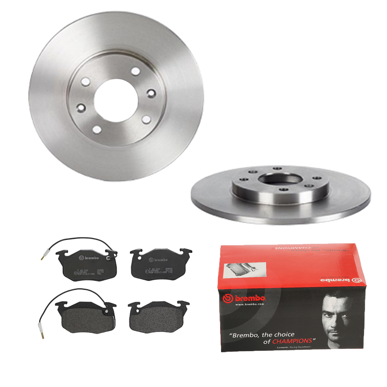 BREMBO Bremsensatz, Scheibenbremse ijdtidg8j4 Vorderachse Voll 266mm 10mm für CITROËN PEUGEOT RENAULT