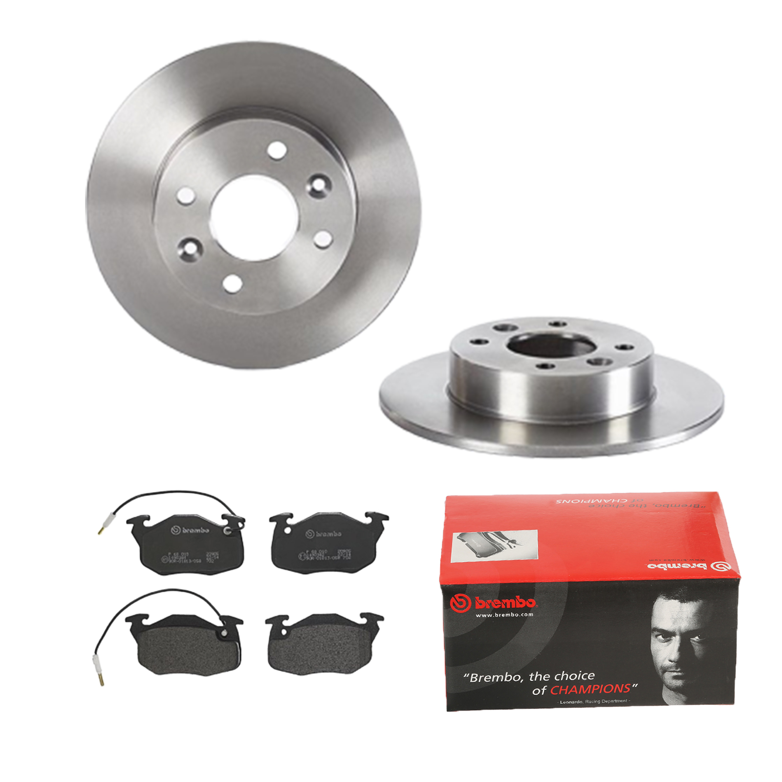 BREMBO Bremsensatz, Scheibenbremse ijdtidgf18 Vorderachse Voll 238mm 8mm für CITROËN PEUGEOT RENAULT