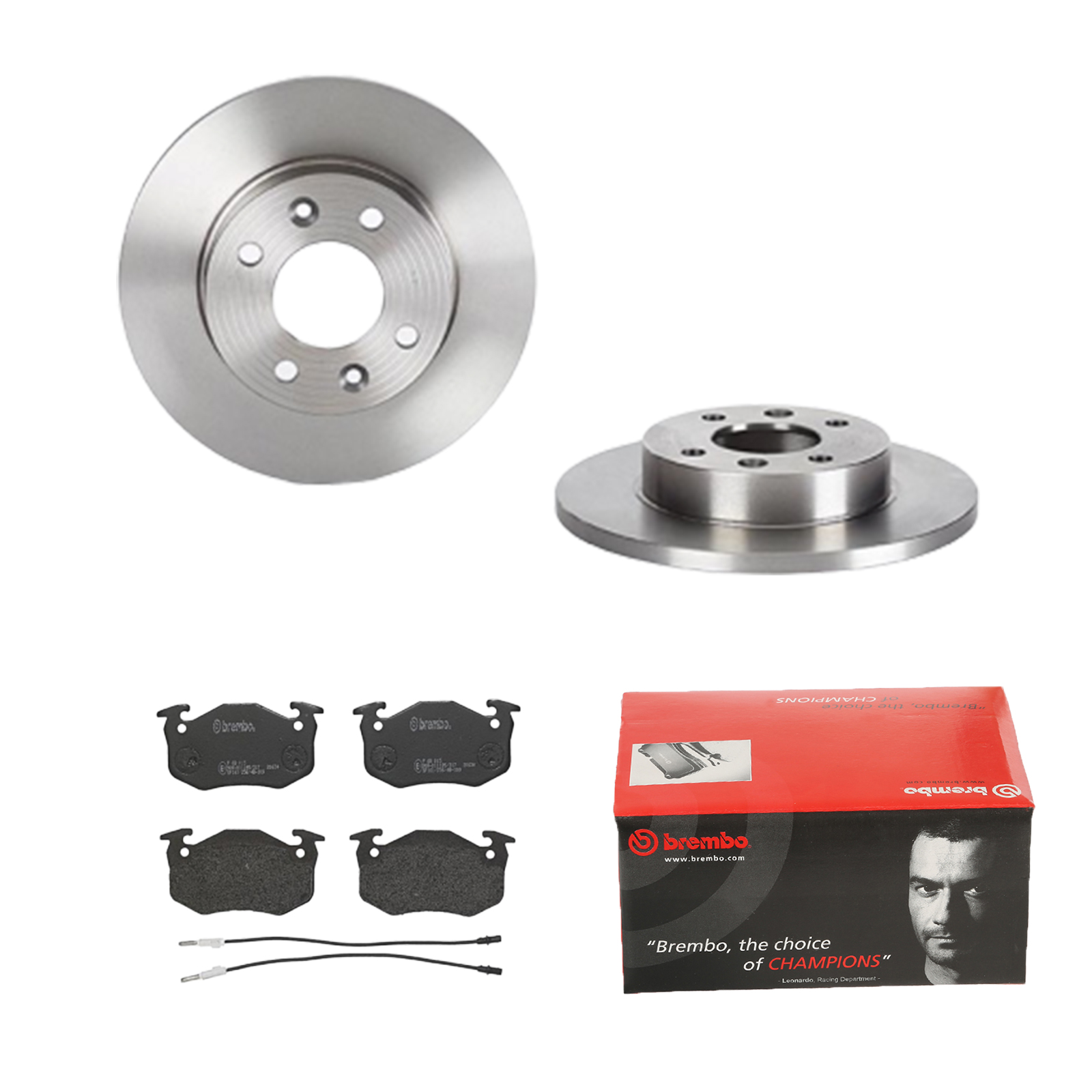 BREMBO Bremsensatz, Scheibenbremse ijdtidgfd0 Vorderachse Voll 238mm 12mm für DACIA RENAULT