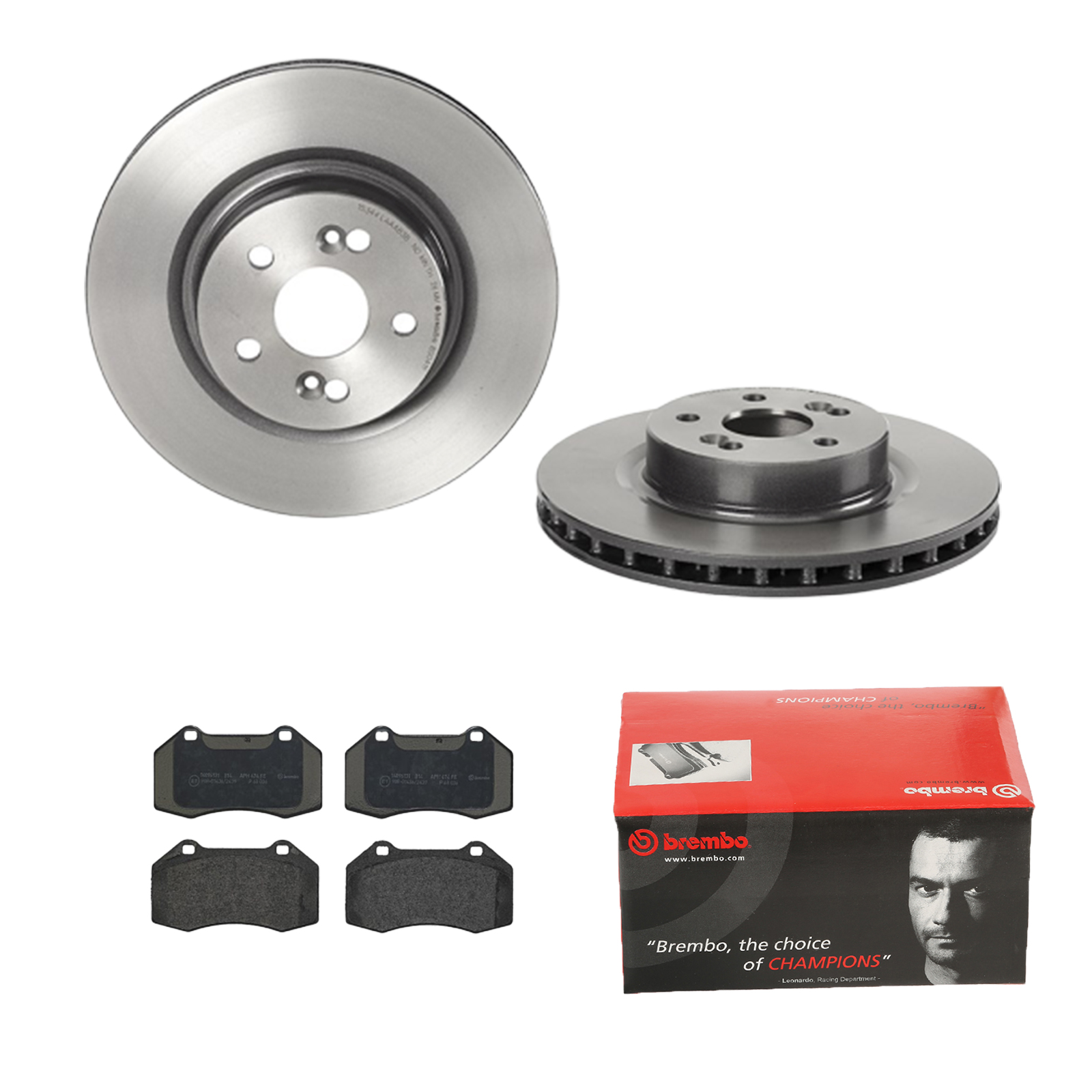 BREMBO Bremsensatz, Scheibenbremse ijdtidgi16 Vorderachse Innenbelüftet 312mm 28mm für RENAULT