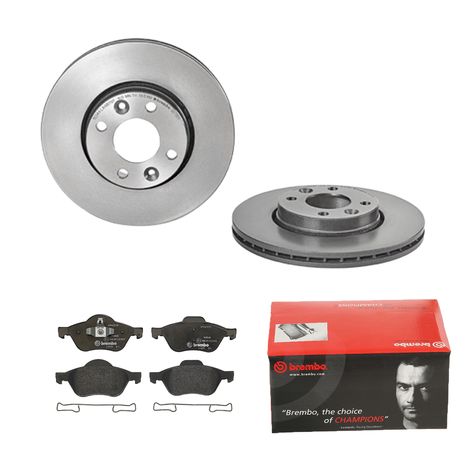 BREMBO Bremsensatz, Scheibenbremse ijdtidgjd4 Vorderachse Innenbelüftet 260mm 22mm für RENAULT NISSAN DACIA
